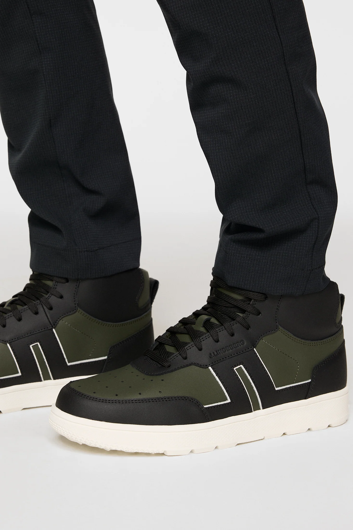 Ace High-Top Golf Sneaker / Forest Green - Image 3