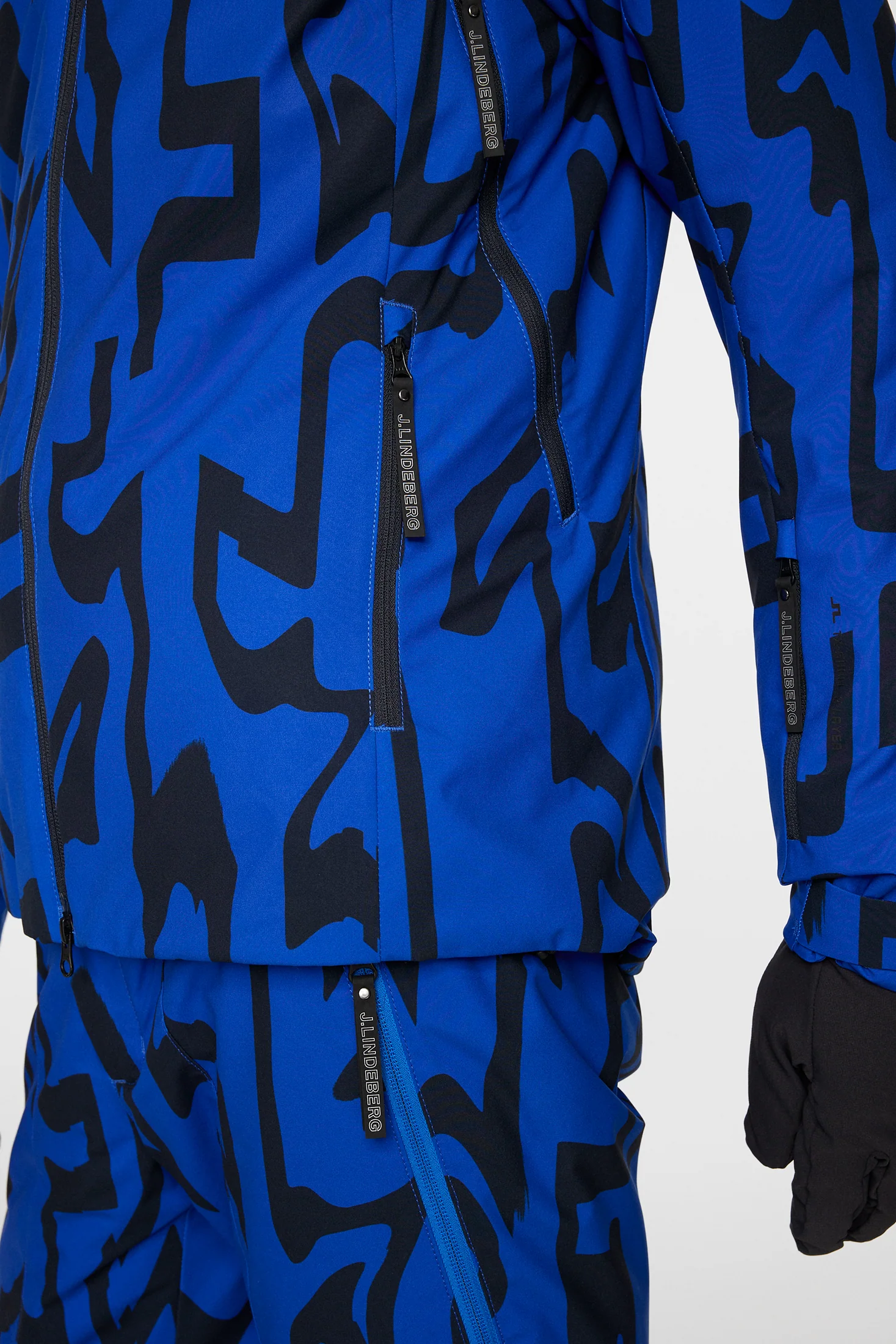 Ace Jacket Printed / Glitch Bridge Blue - Image 5