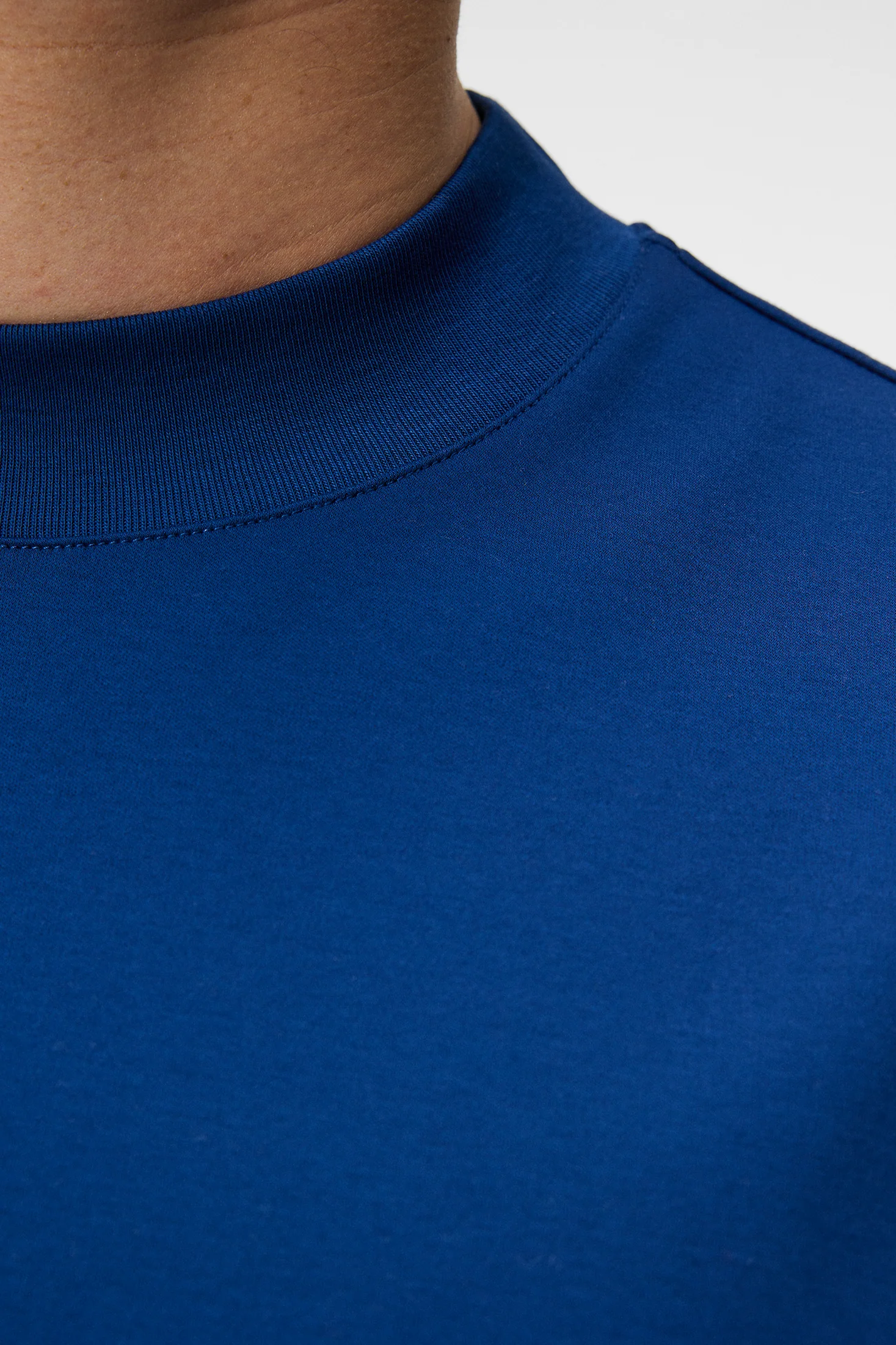 Ace Mock Neck T-shirt / Estate Blue - Image 6
