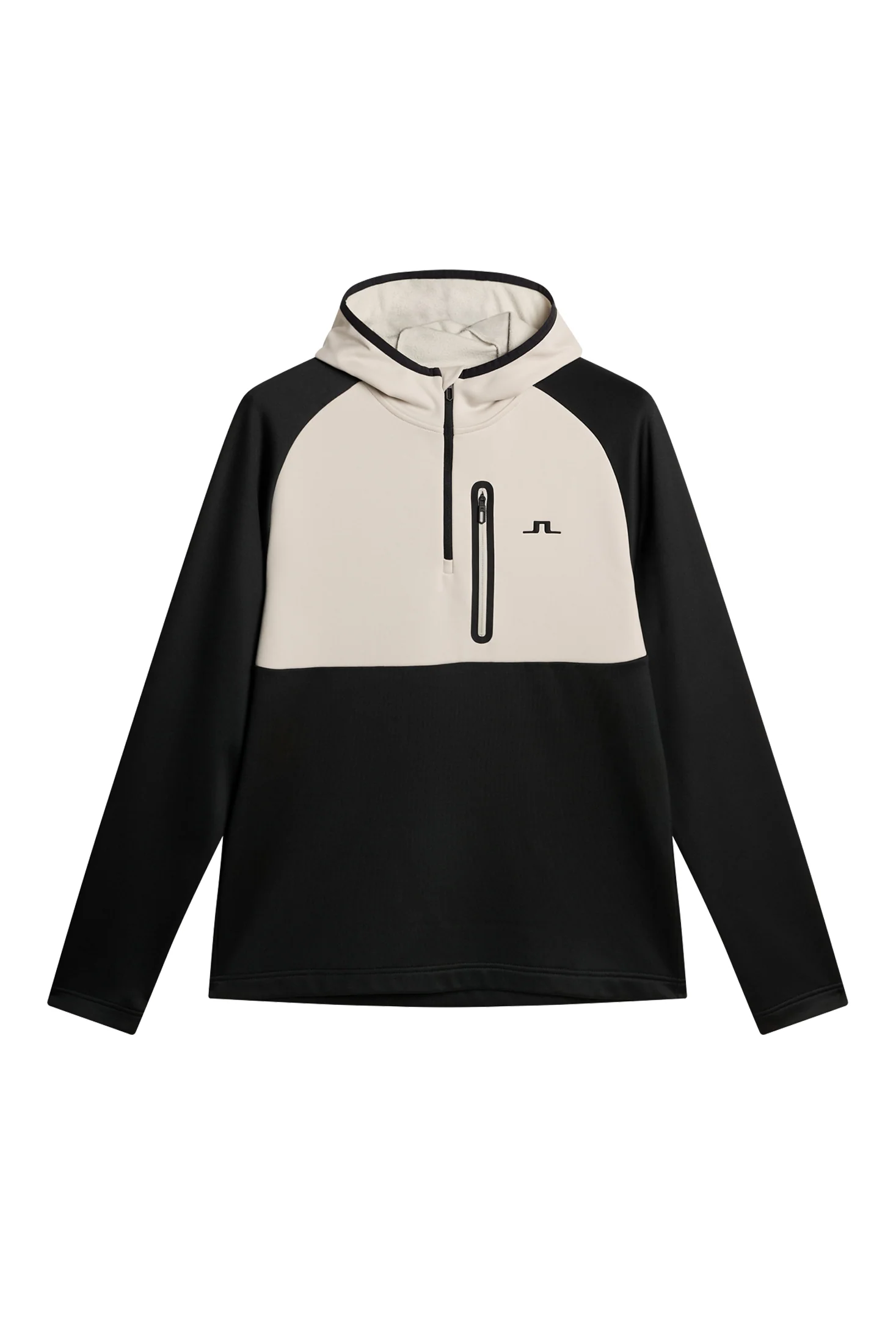 Adam Quarter Zip Hood / Black