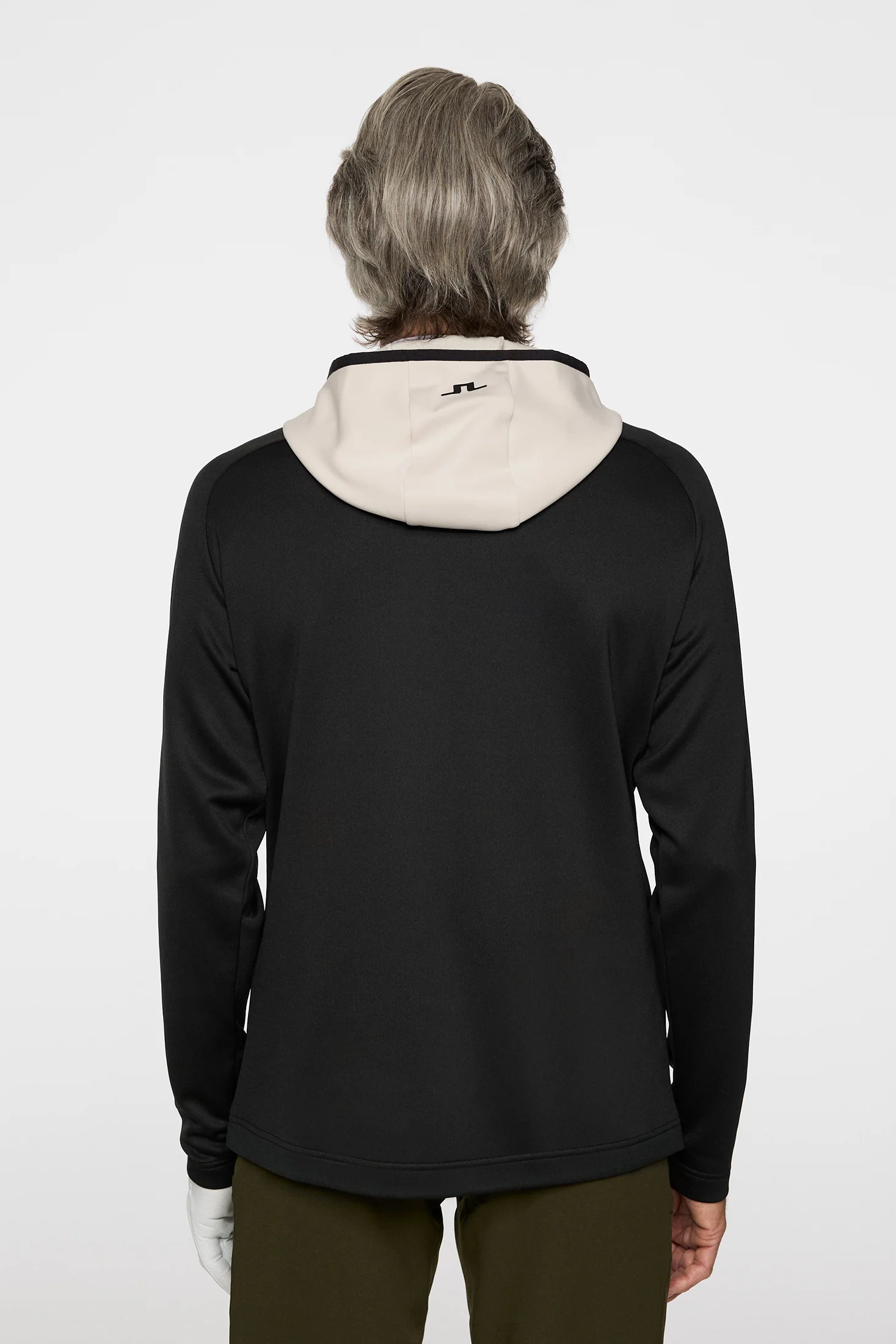 Adam Quarter Zip Hood / Black - Image 3