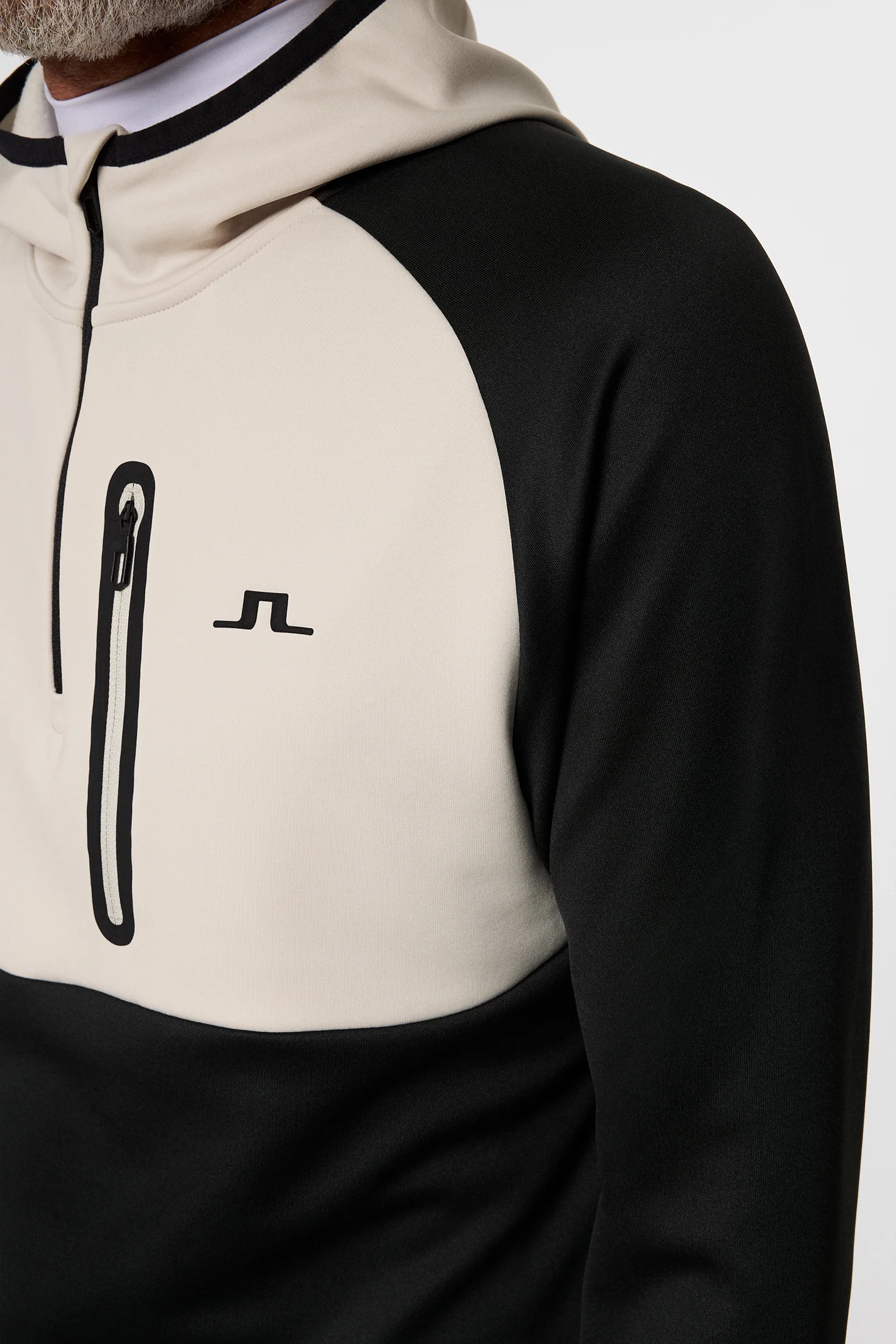 Adam Quarter Zip Hood / Black - Image 6