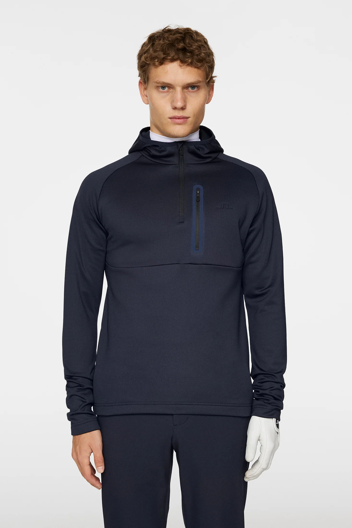 Adam Quarter Zip Hood / JL Navy - Image 2