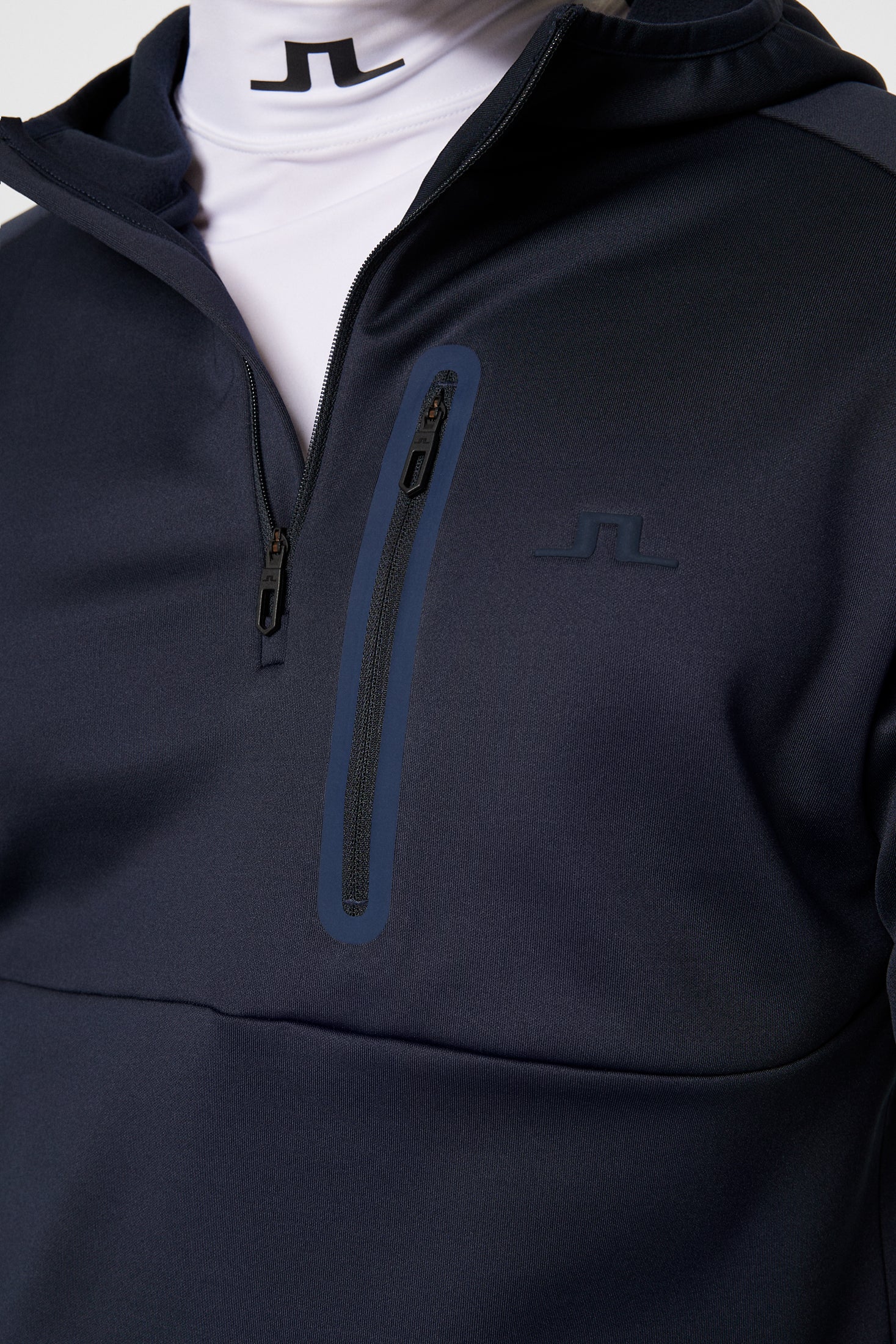 Adam Quarter Zip Hood / JL Navy - Image 6