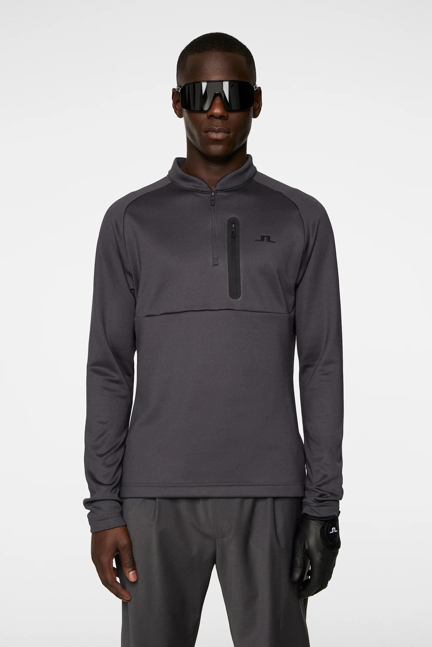 Adam Quarter Zip Mid Layer / Asphalt - Image 2