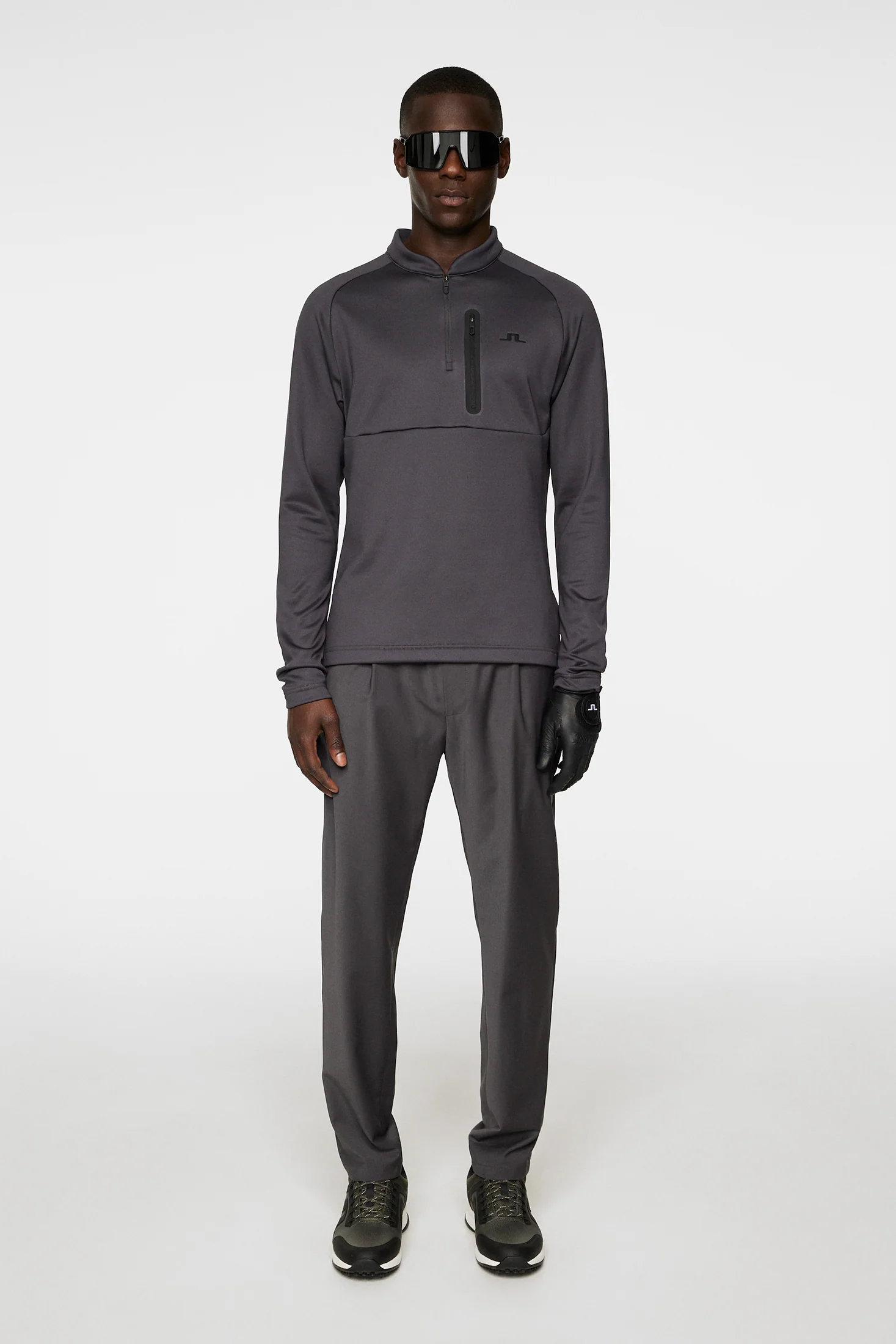 Adam Quarter Zip Mid Layer / Asphalt - Image 4