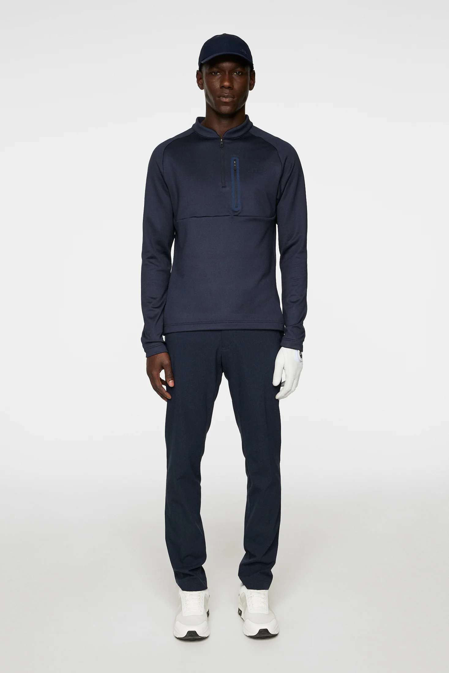 Adam Quarter Zip Mid Layer / JL Navy - Image 4