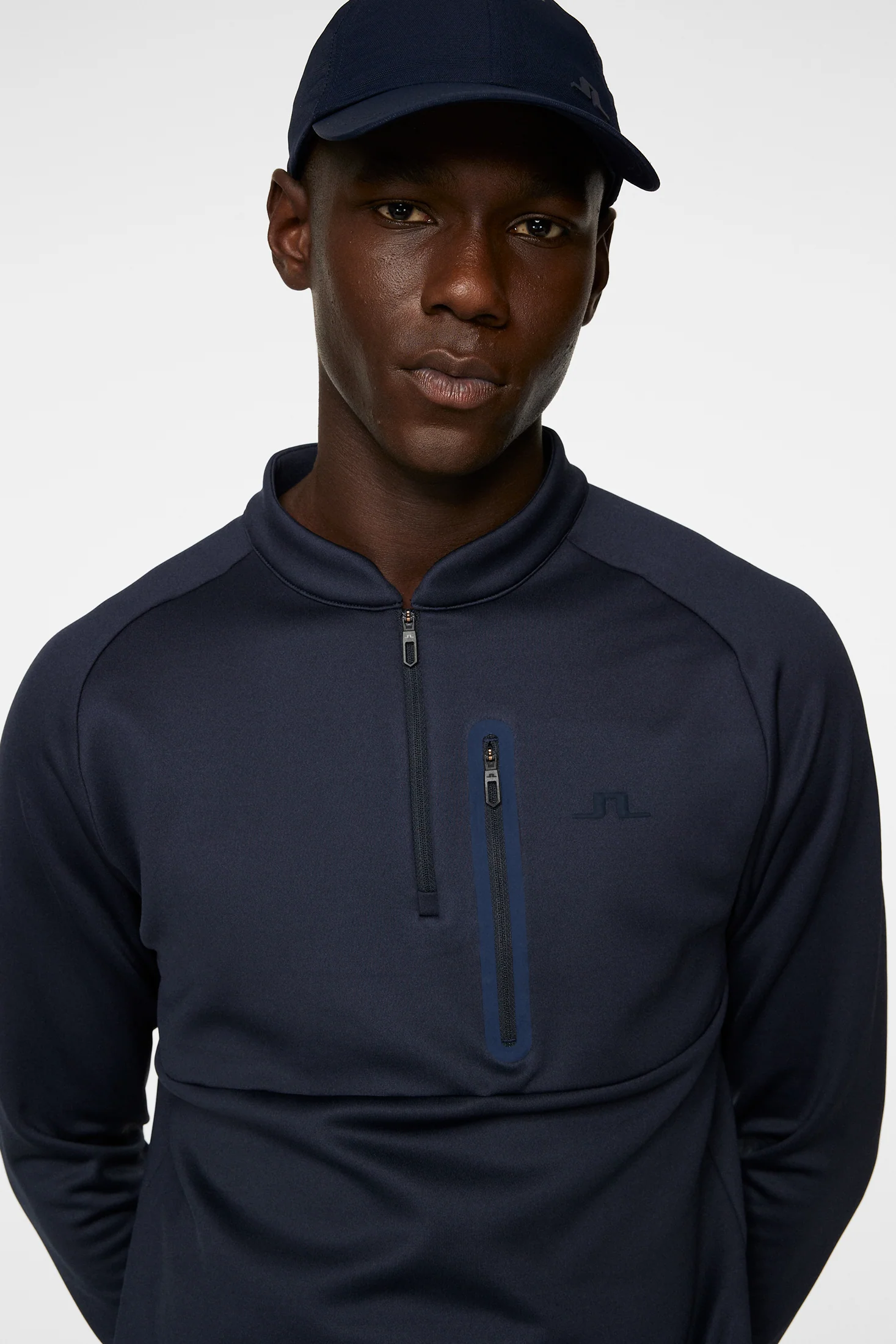 Adam Quarter Zip Mid Layer / JL Navy - Image 5
