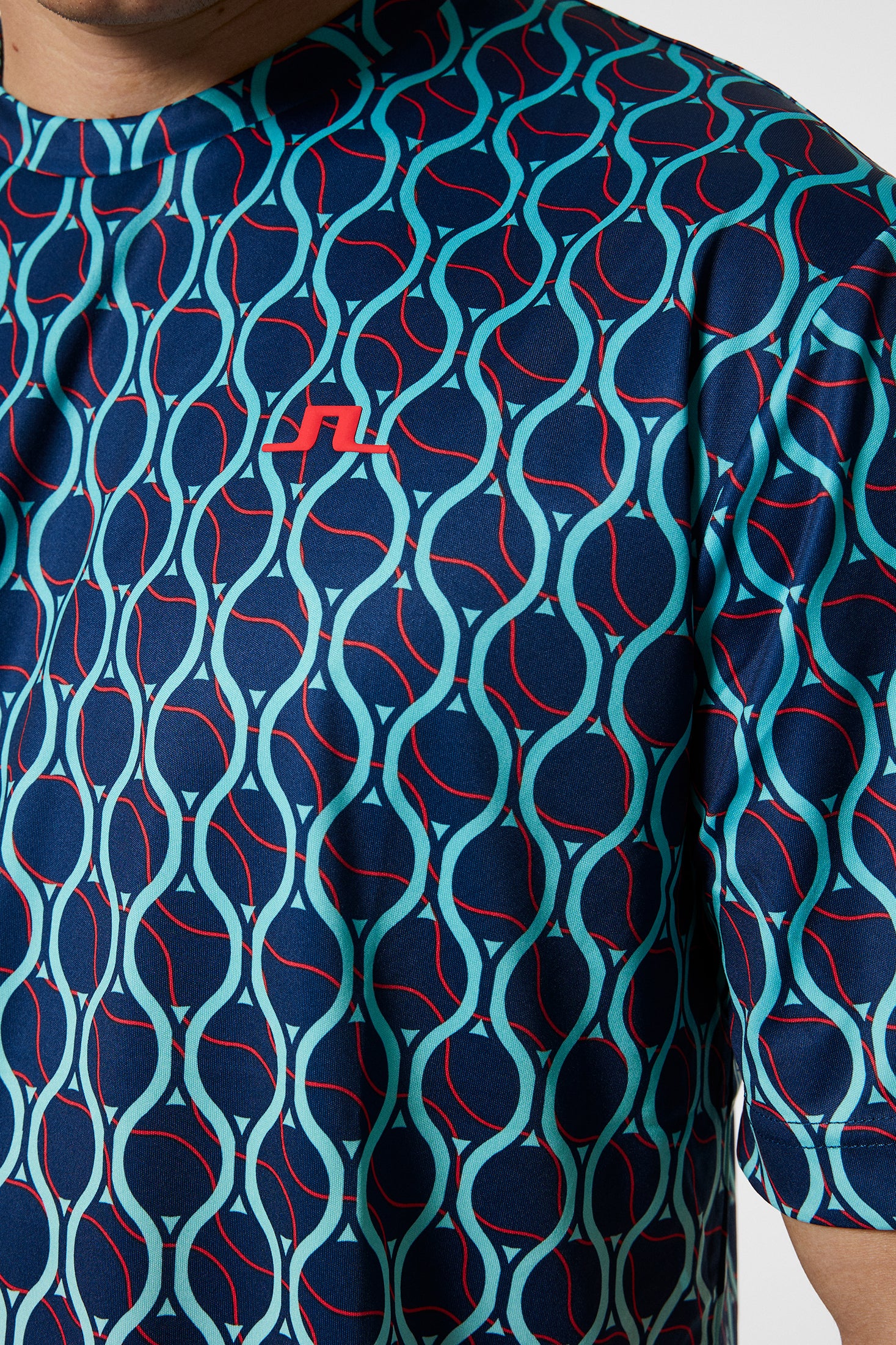 Ade Print T-shirt / Racket Fade Estate - Image 6