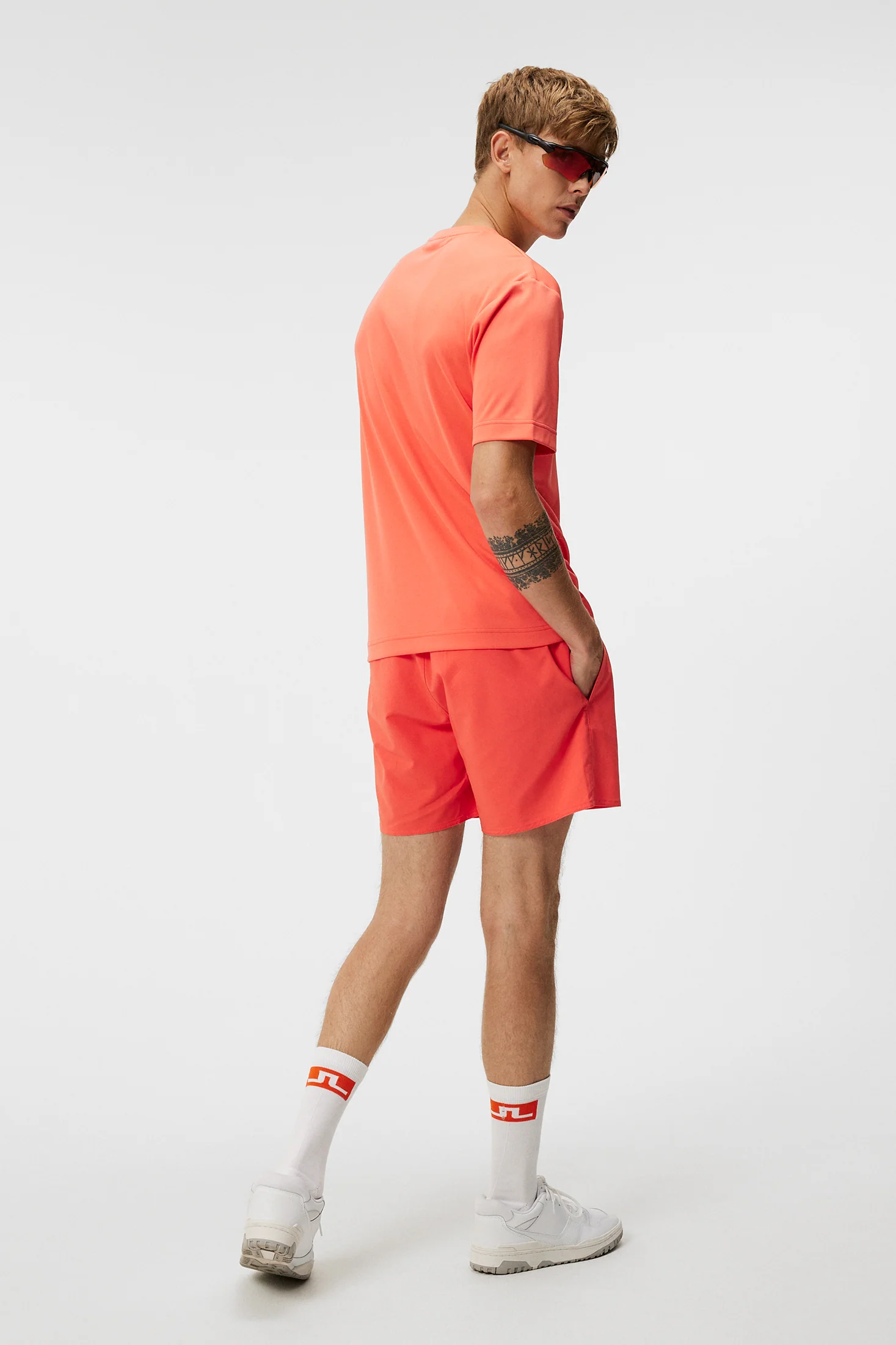 Ade T-shirt / Hot Coral - Image 3