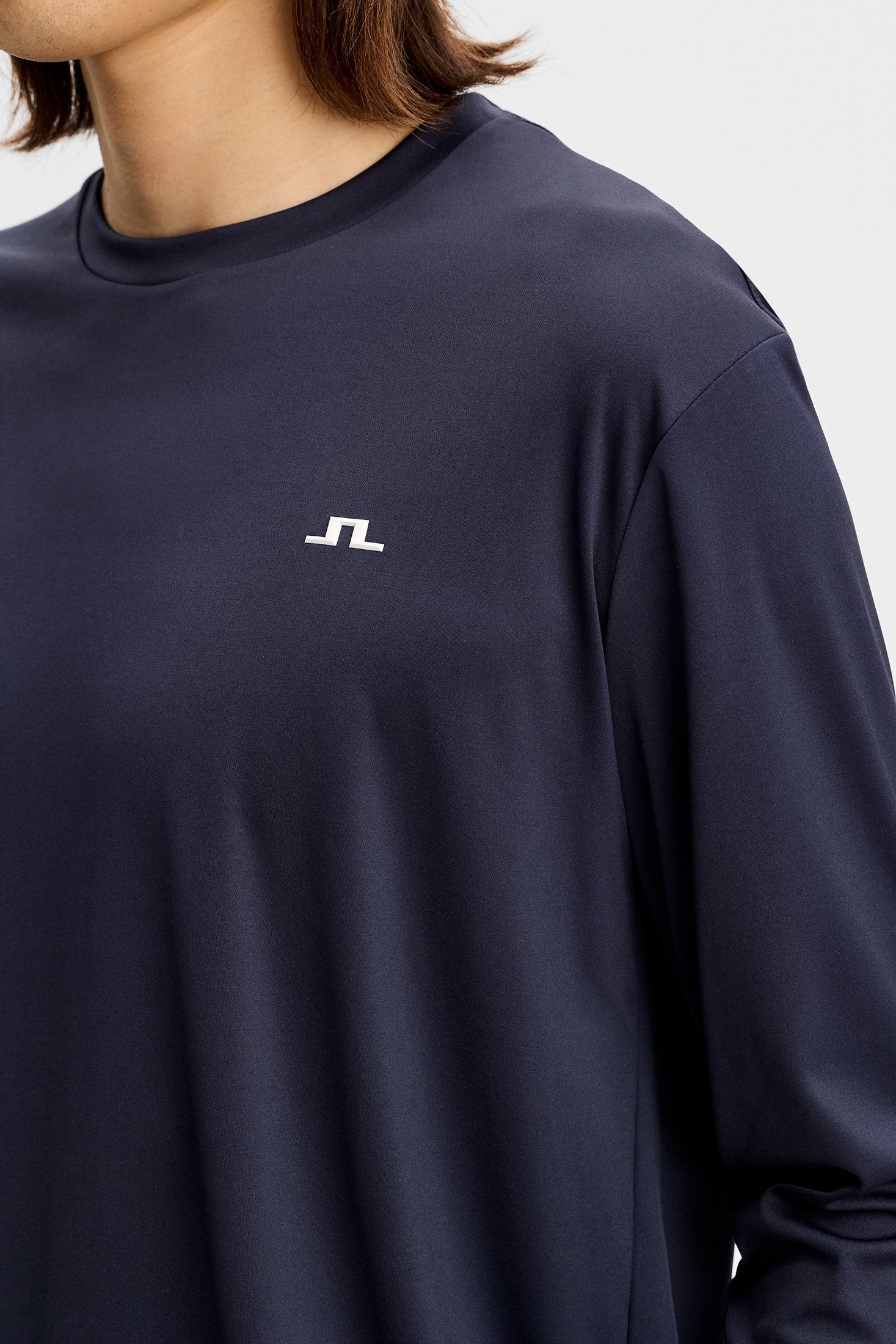 Ade T-shirt LS / JL Navy - Image 5