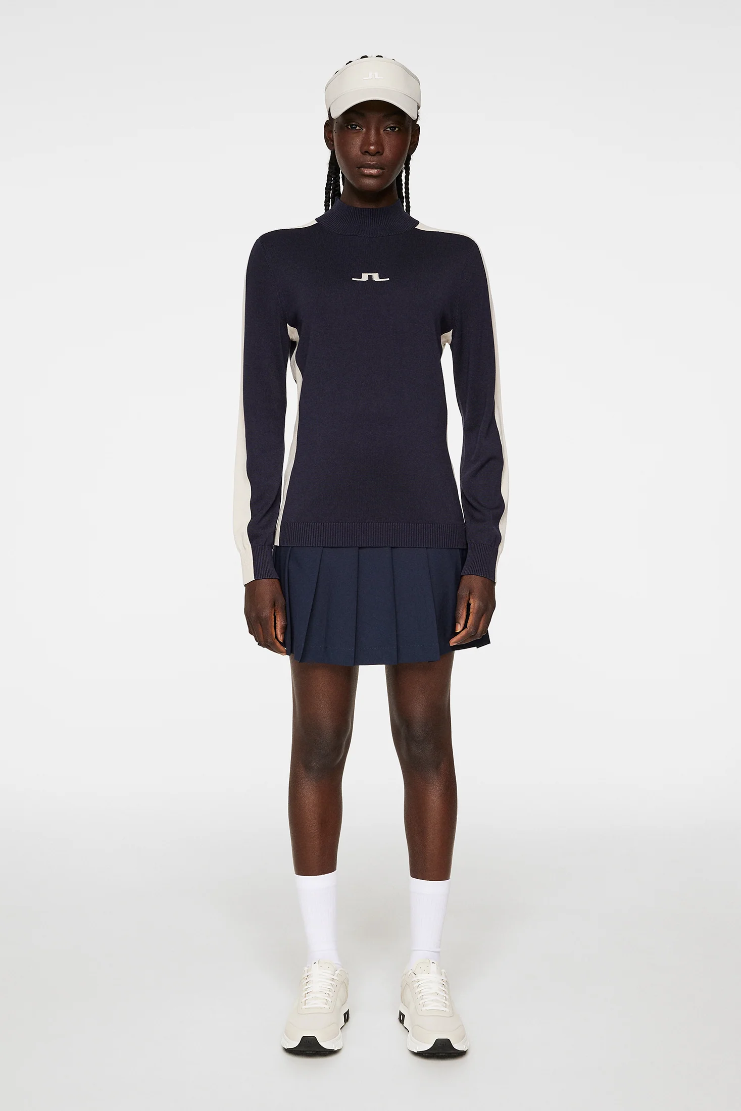 Adia Knitted Sweater / JL Navy - Image 3