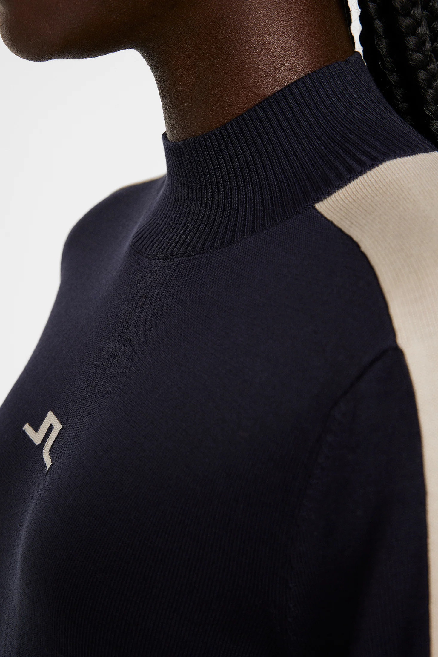 Adia Knitted Sweater / JL Navy - Image 5