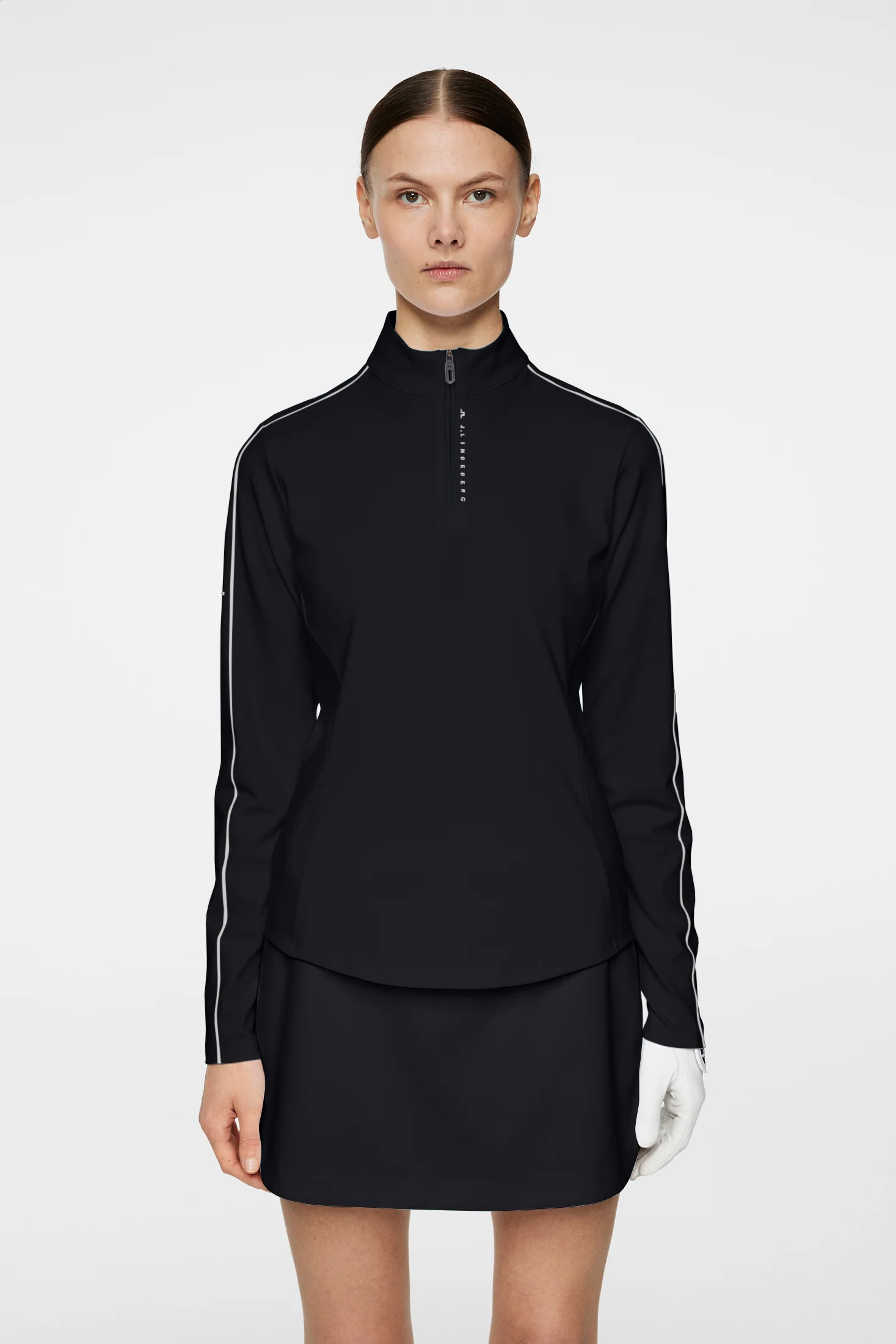 Adiola Quarter Zip Mid Layer / Black - Image 3