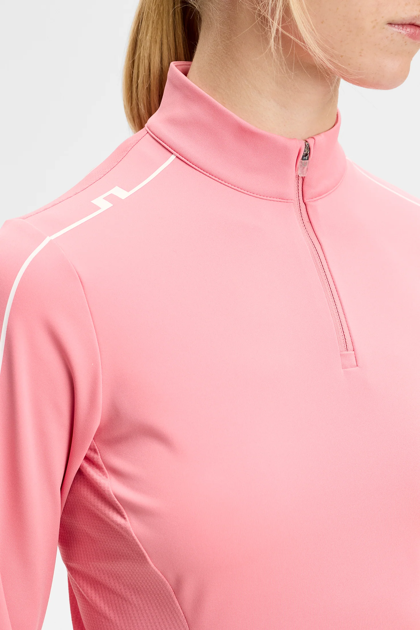 Adiola Quarter Zip Mid Layer / Flamingo Plume - Image 6