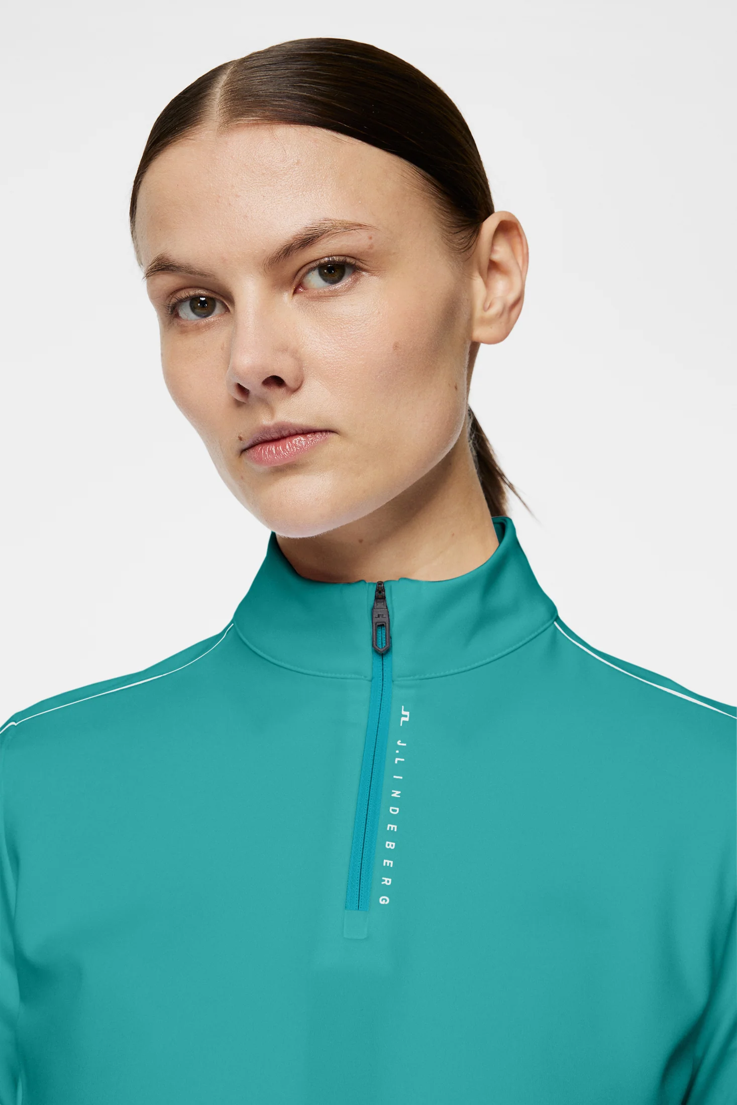 Adiola Quarter Zip Mid Layer / Teal - Image 6
