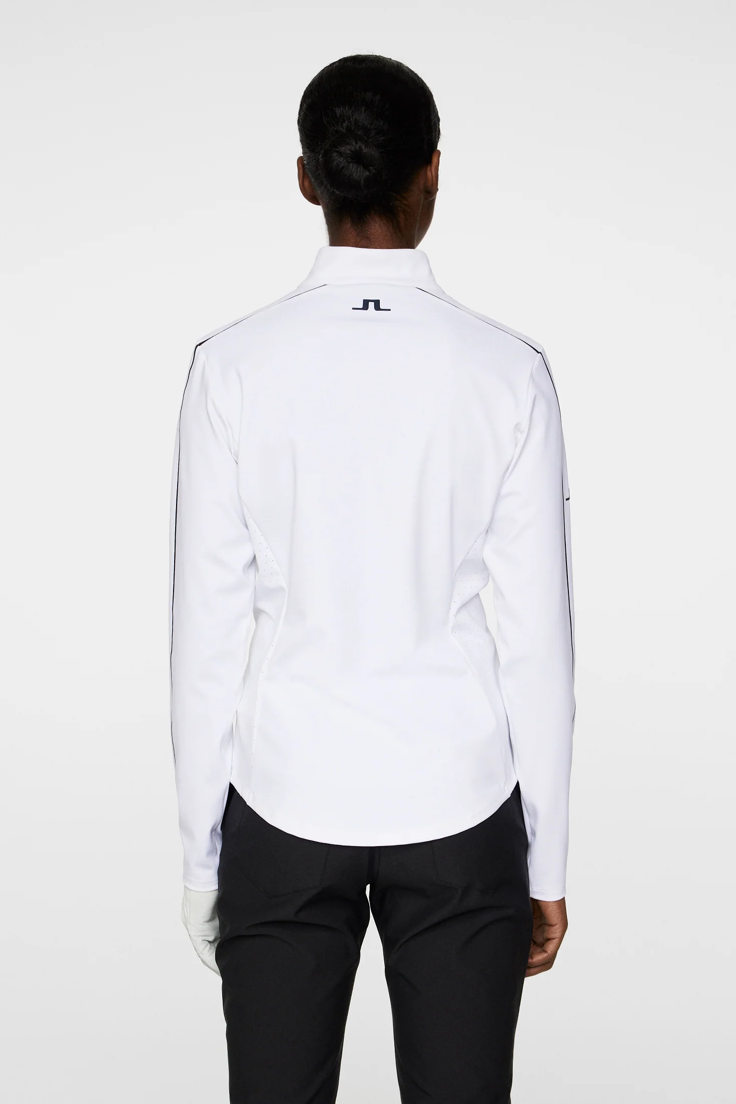 Adiola Quarter Zip Mid Layer / White - Image 3