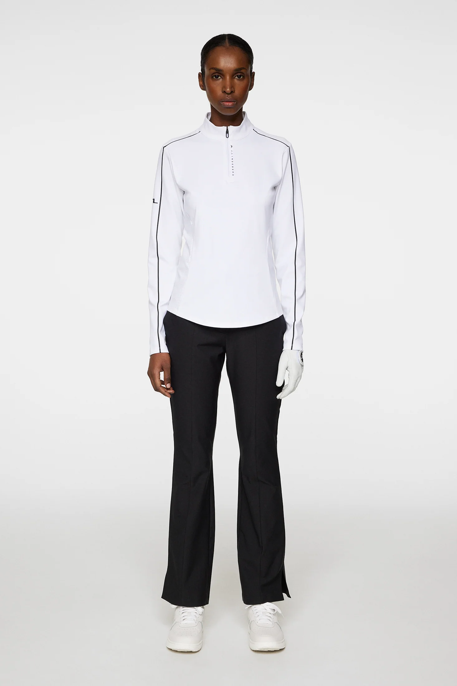 Adiola Quarter Zip Mid Layer / White - Image 4