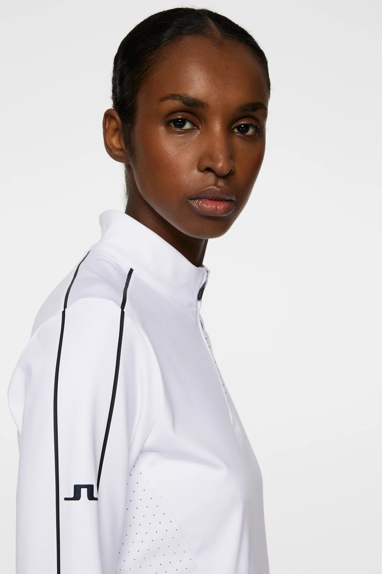 Adiola Quarter Zip Mid Layer / White - Image 5