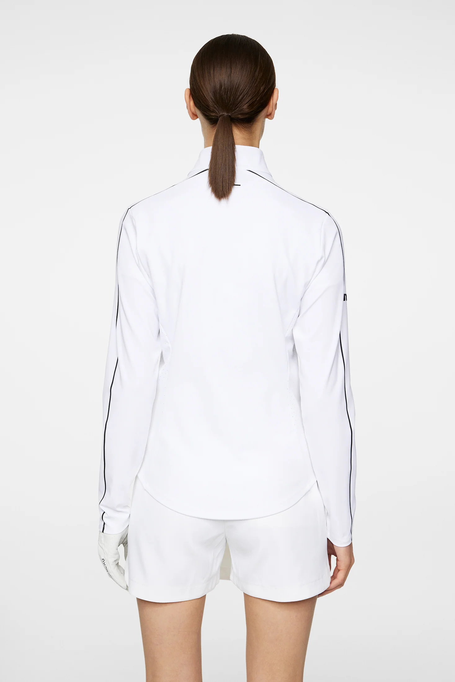 Adiola Quarter Zip Mid Layer / White - Image 3