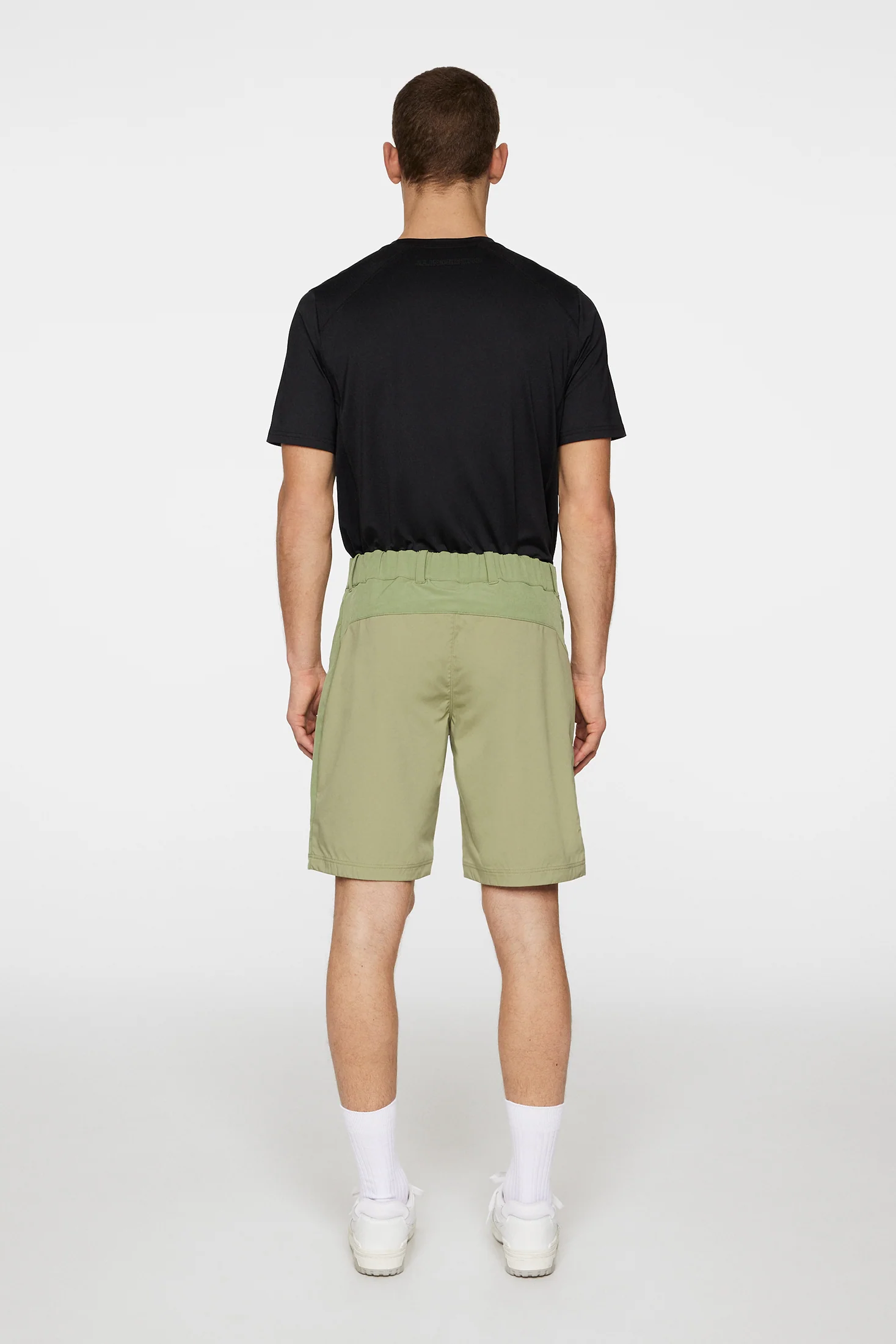 Adrian Softshell Shorts / Oil Green - Image 3