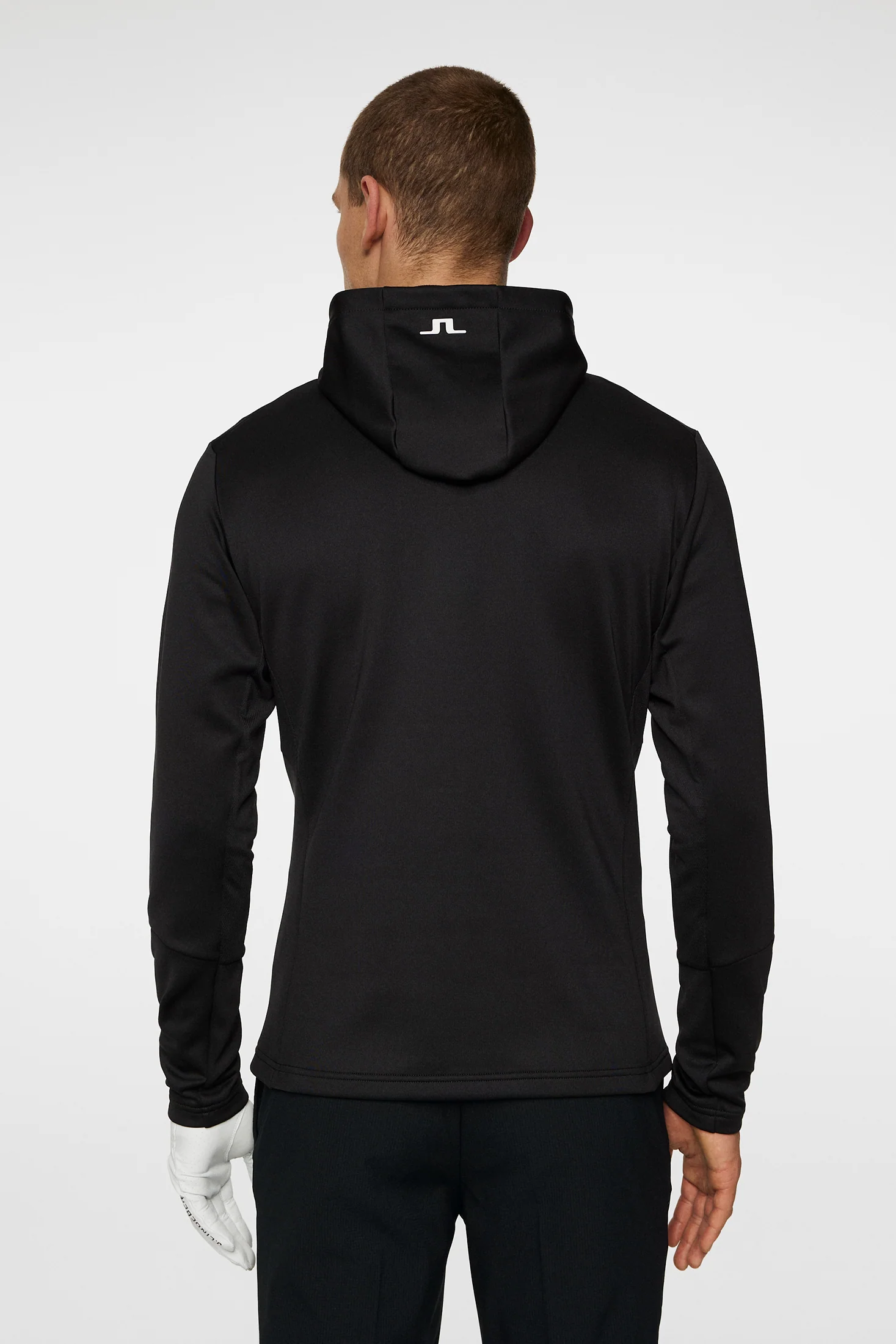 Aerial Quarter Zip Hood / Black - Image 3