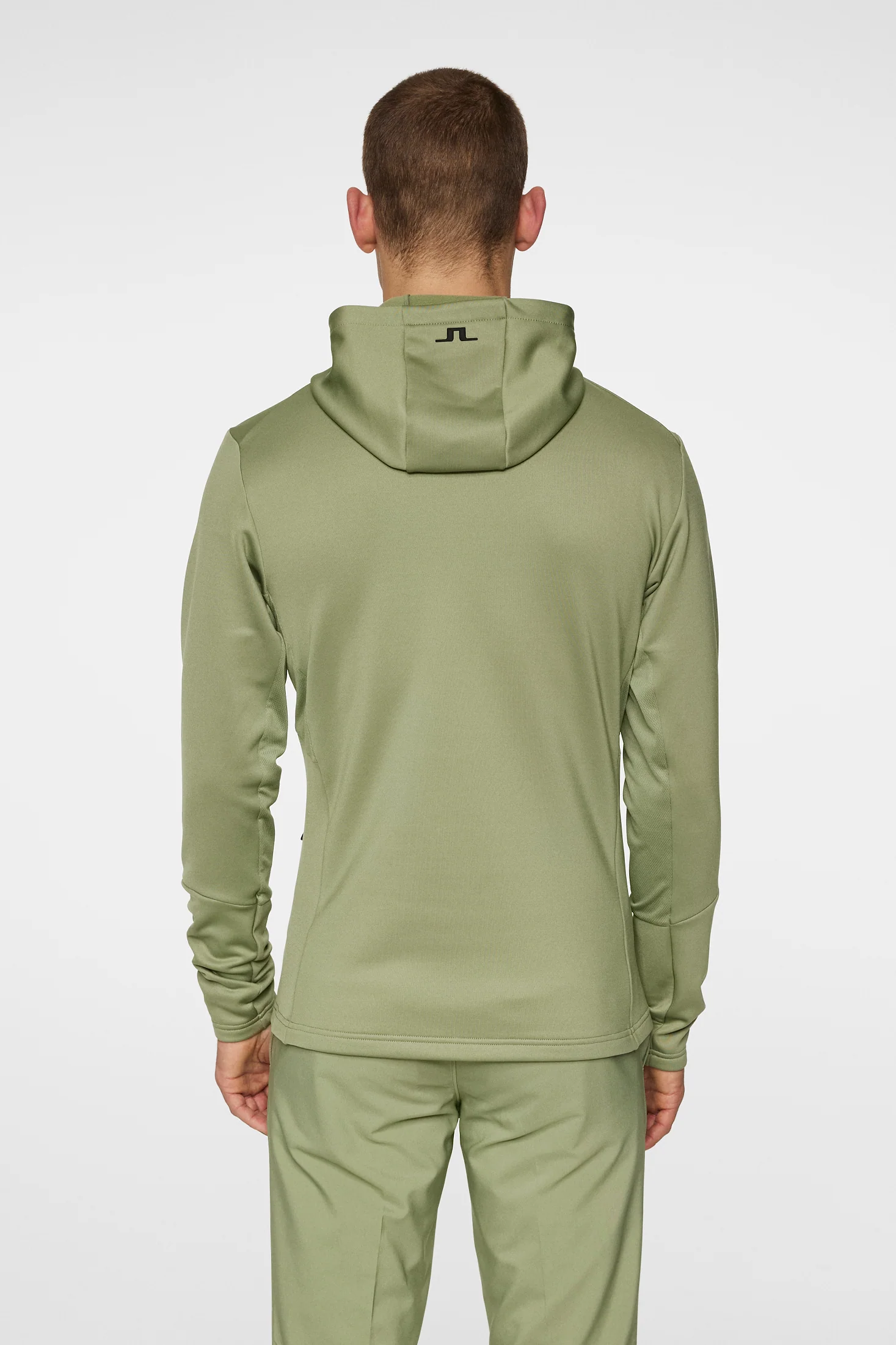 Aerial Quarter Zip Hood / Oil Green - Image 3