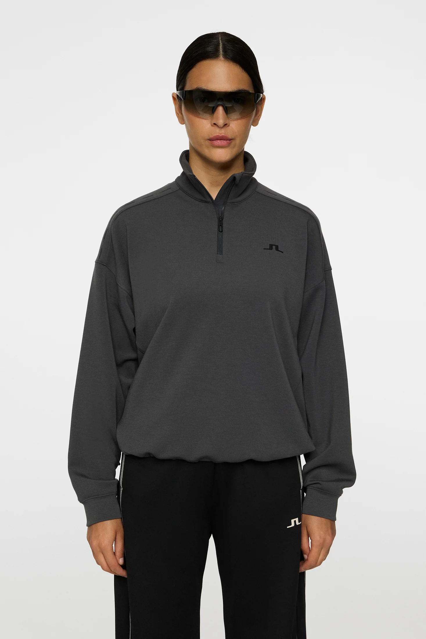 Airy Zip Sweatshirt / Asphalt - Image 2