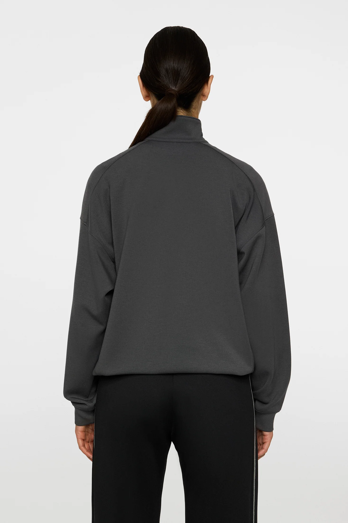 Airy Zip Sweatshirt / Asphalt - Image 3
