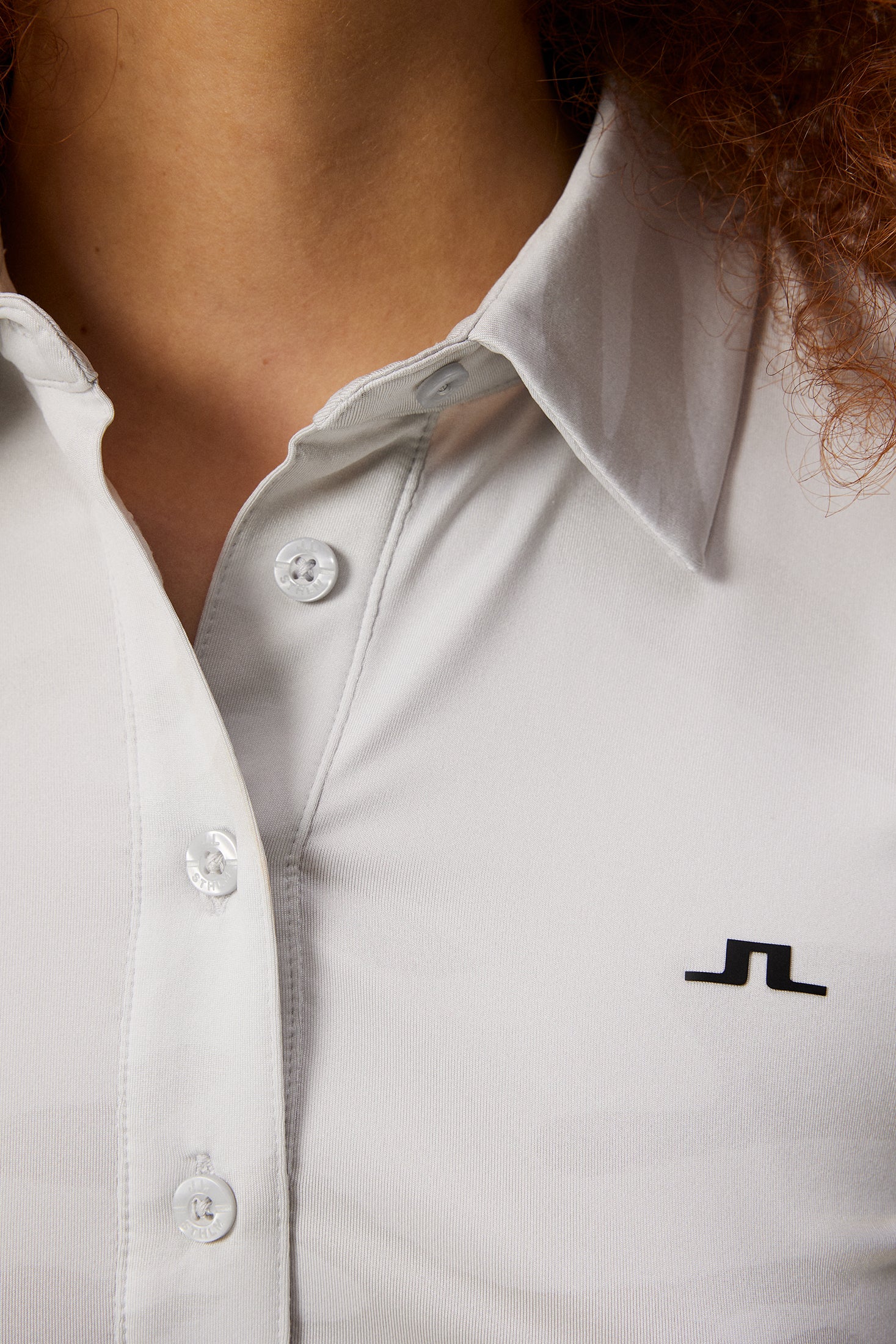 Alaya Jacquard Polo / Neptune Jacquard Light Grey - Image 6