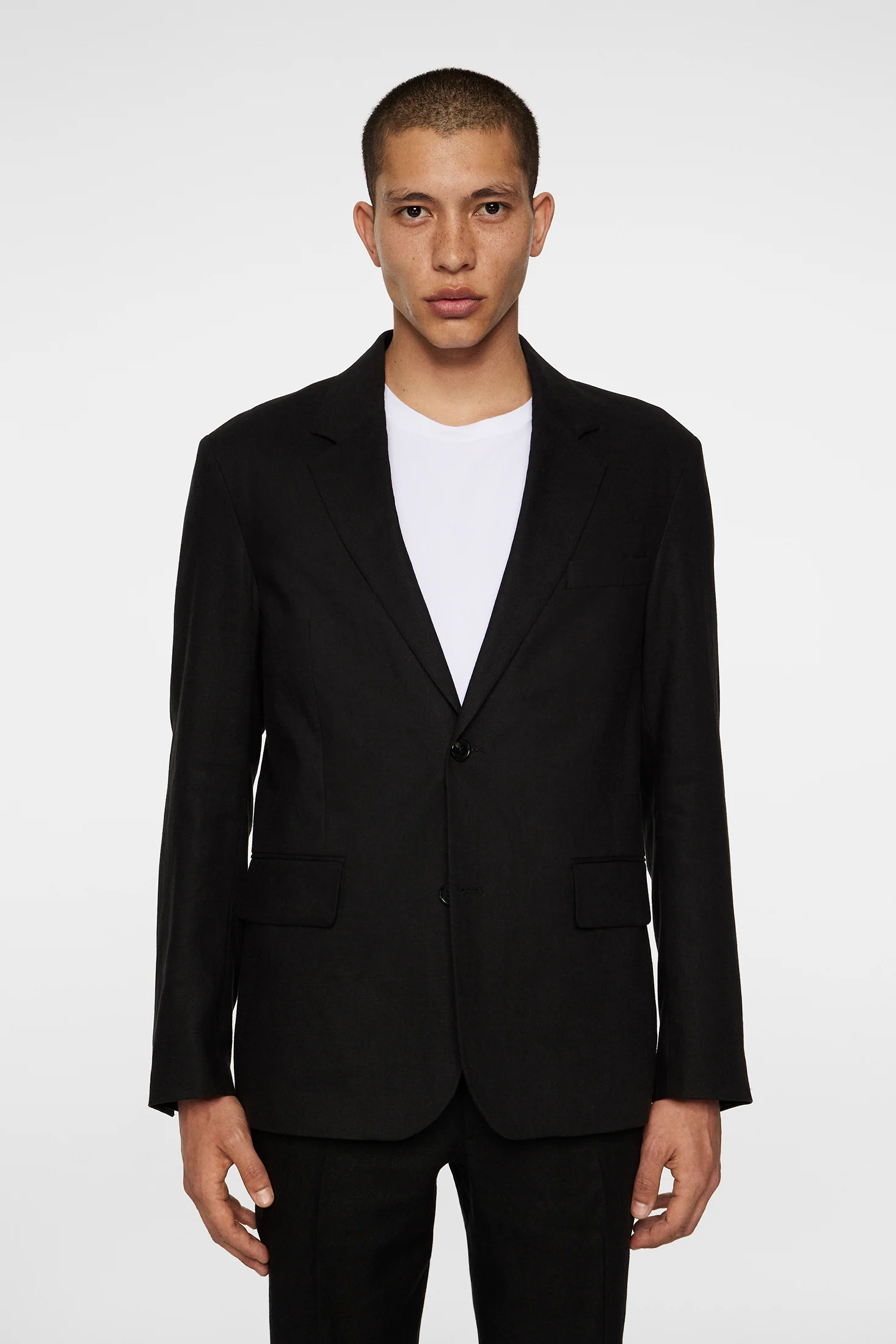 Alban U Super Linen Blazer / Black - Image 2