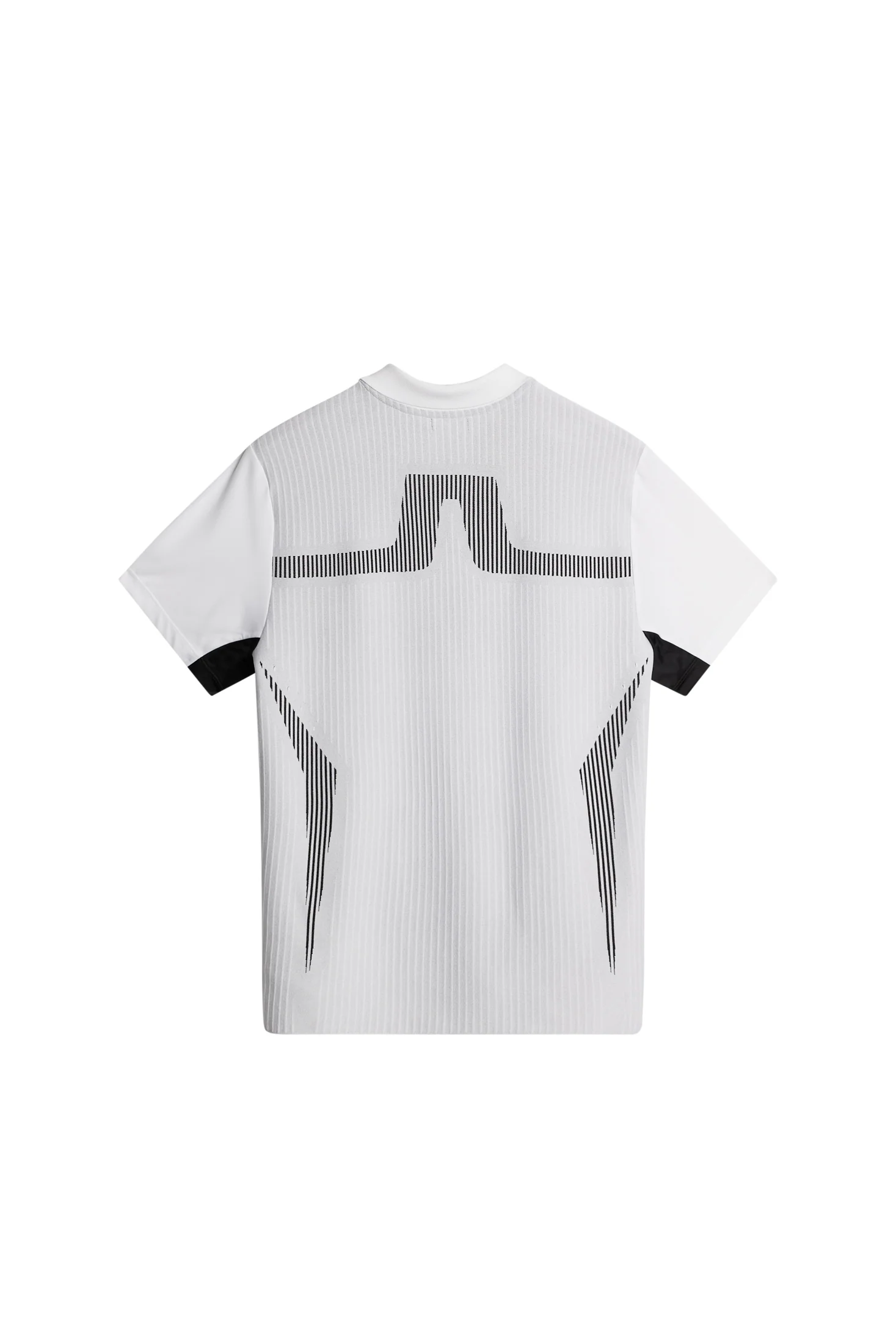 Aleks Hybrid Knit Polo Shirt / White - Image 2