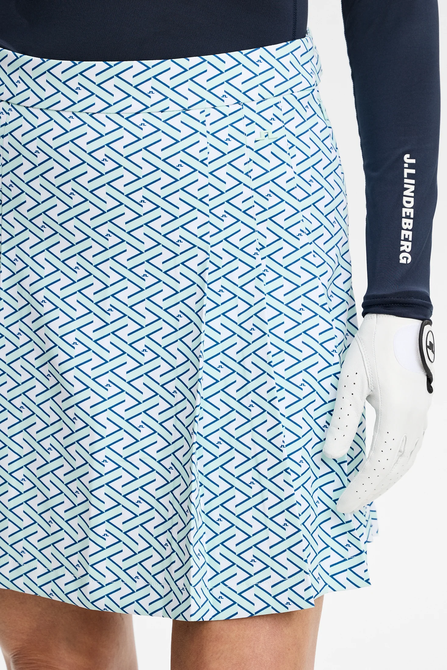Alesia Print Skirt / Ladder White Bay S - Image 5