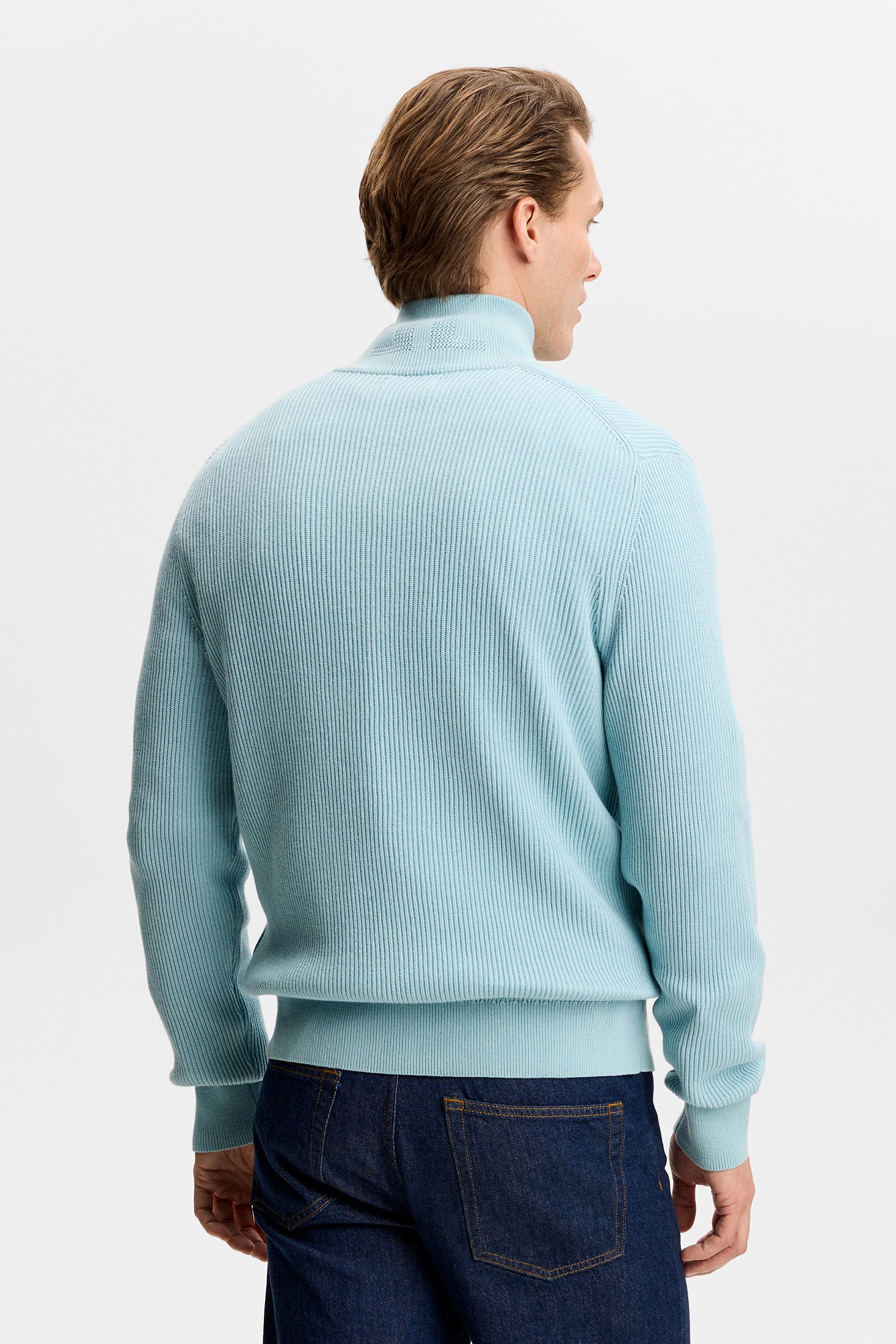 Alexis Full Zip Cardigan / Forget-Me-Not - Image 4