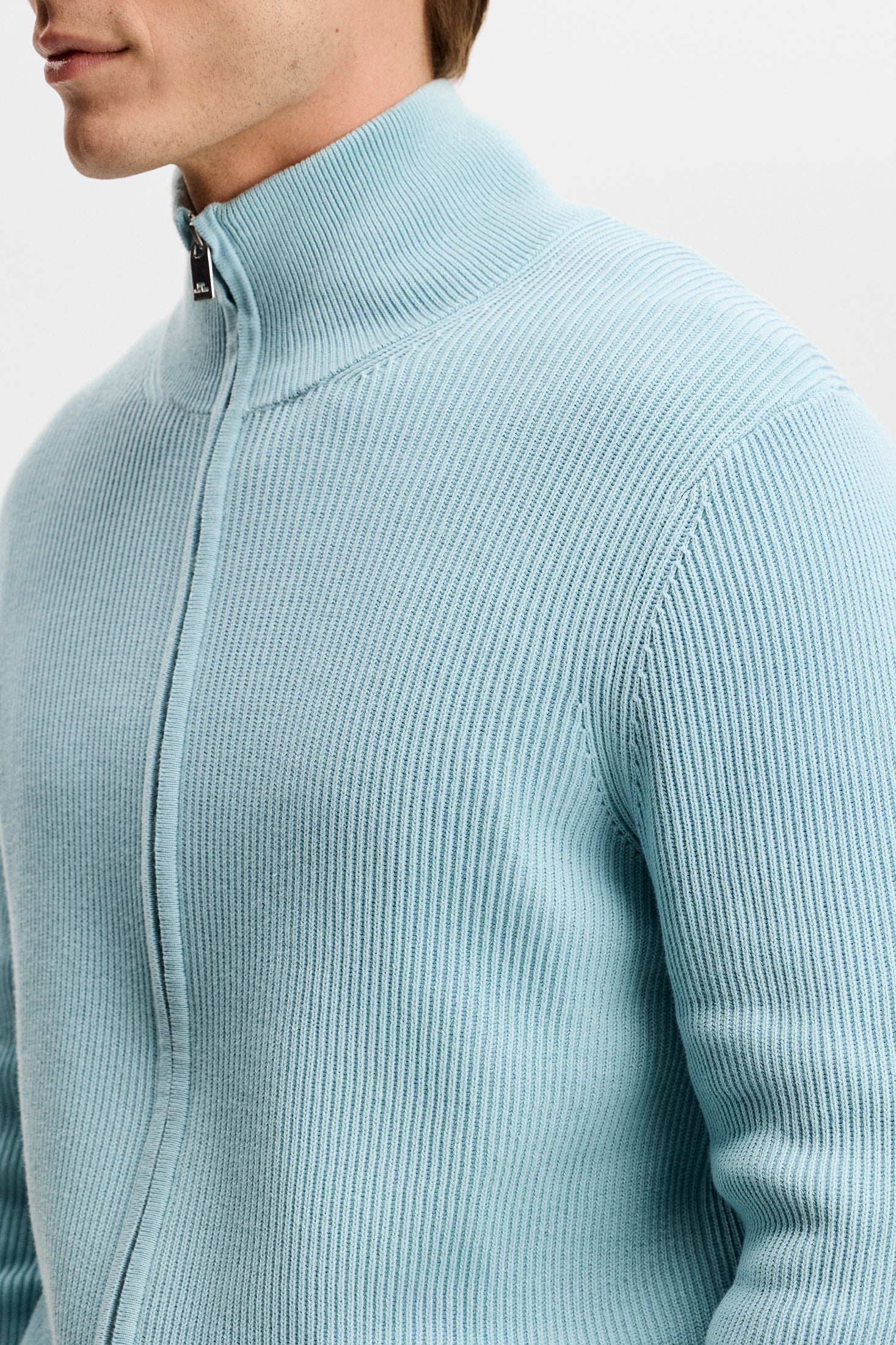 Alexis Full Zip Cardigan / Forget-Me-Not - Image 6