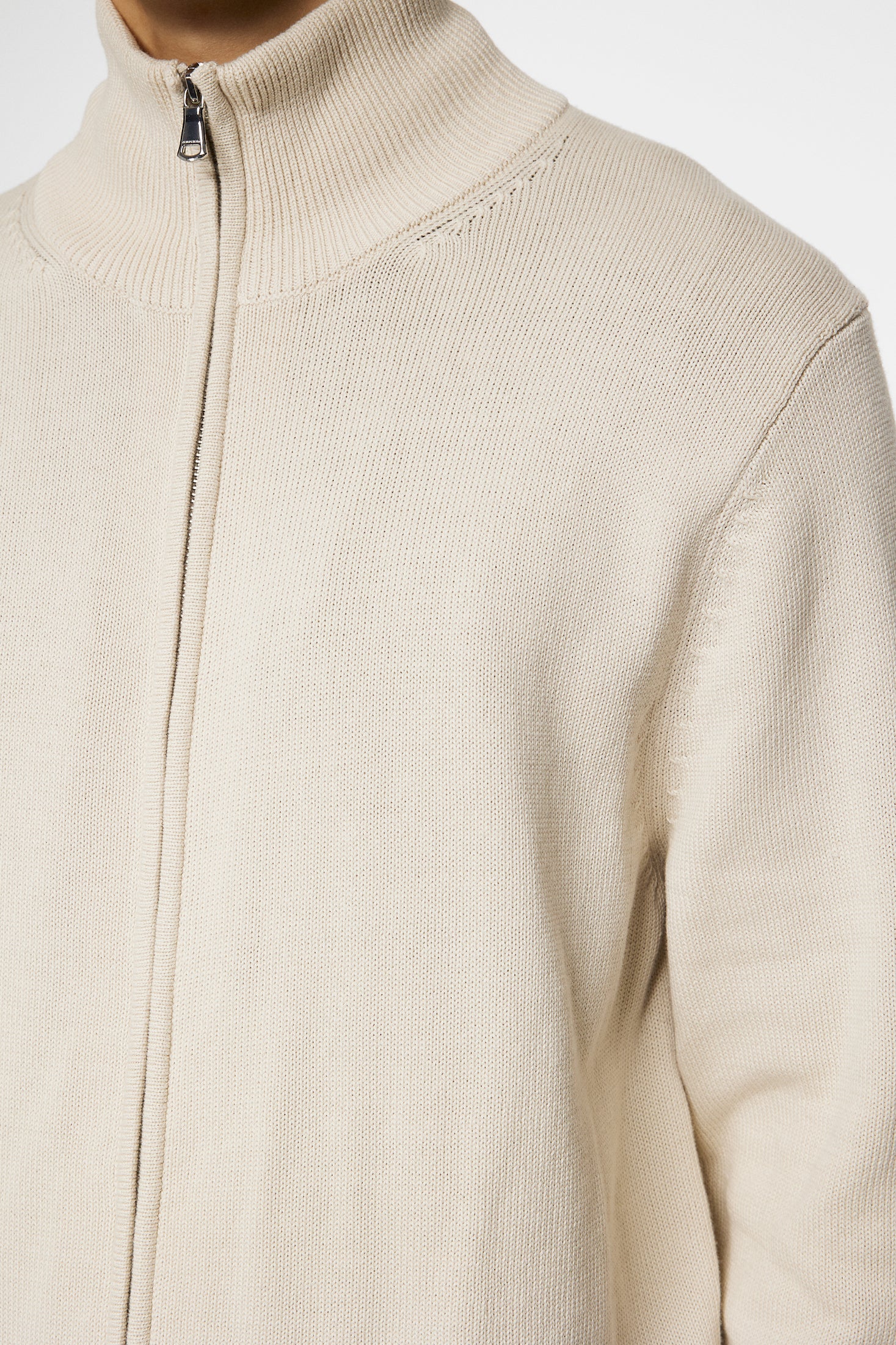 Alexis Full Zip Cardigan / Moonbeam - Image 6