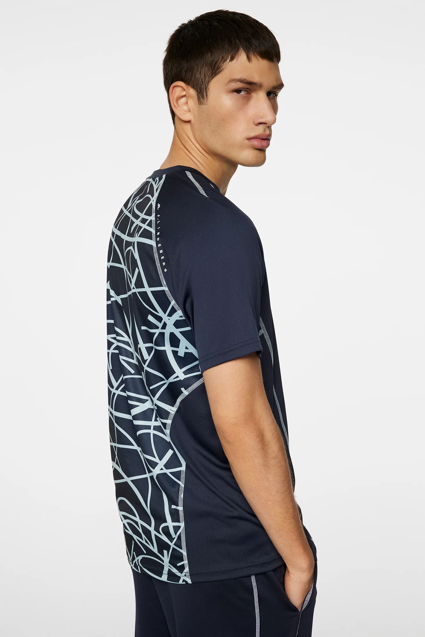 Alfonso Printed T-shirt / JL Navy - Image 6