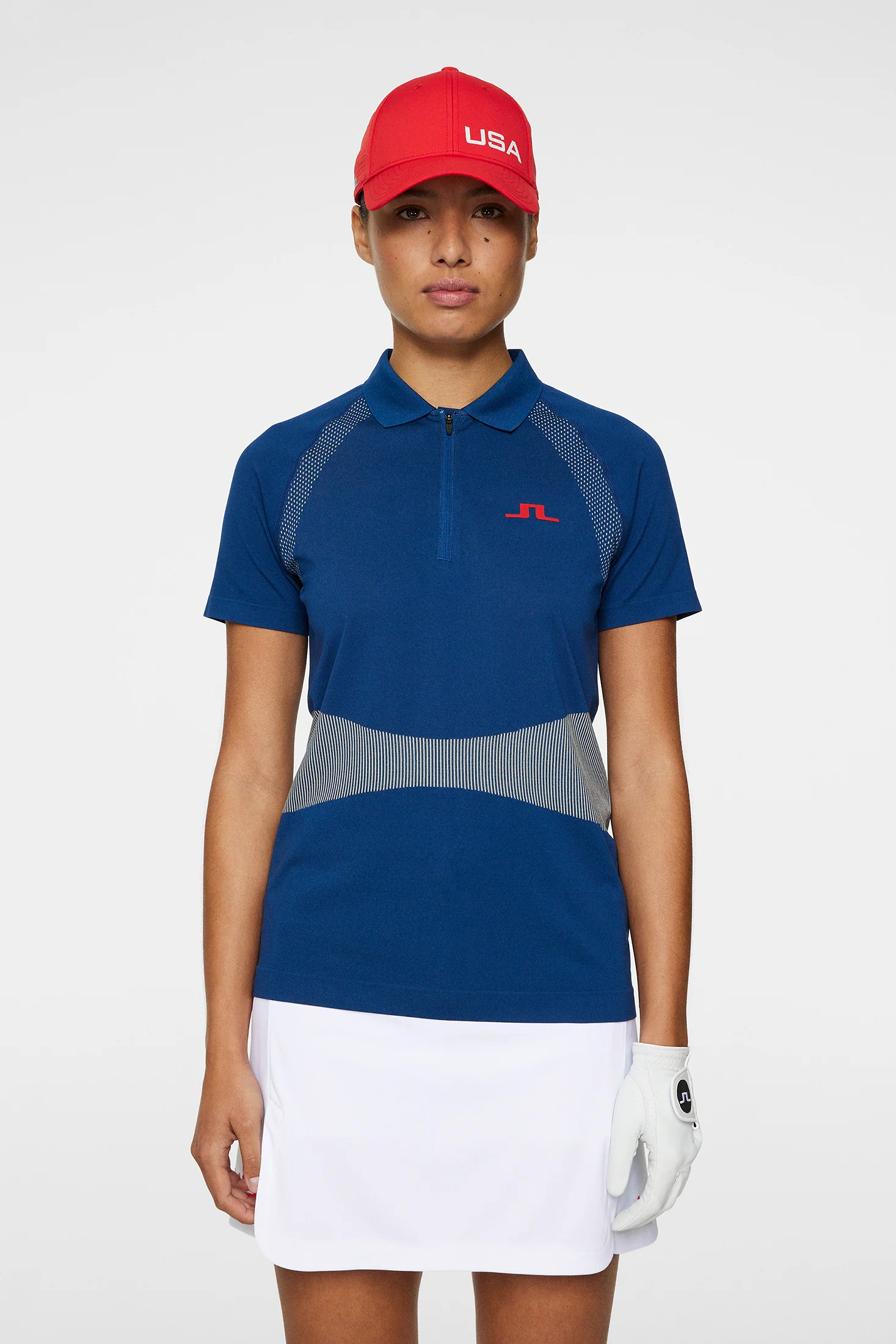 Alizee Seamless Polo / Estate Blue - Image 2