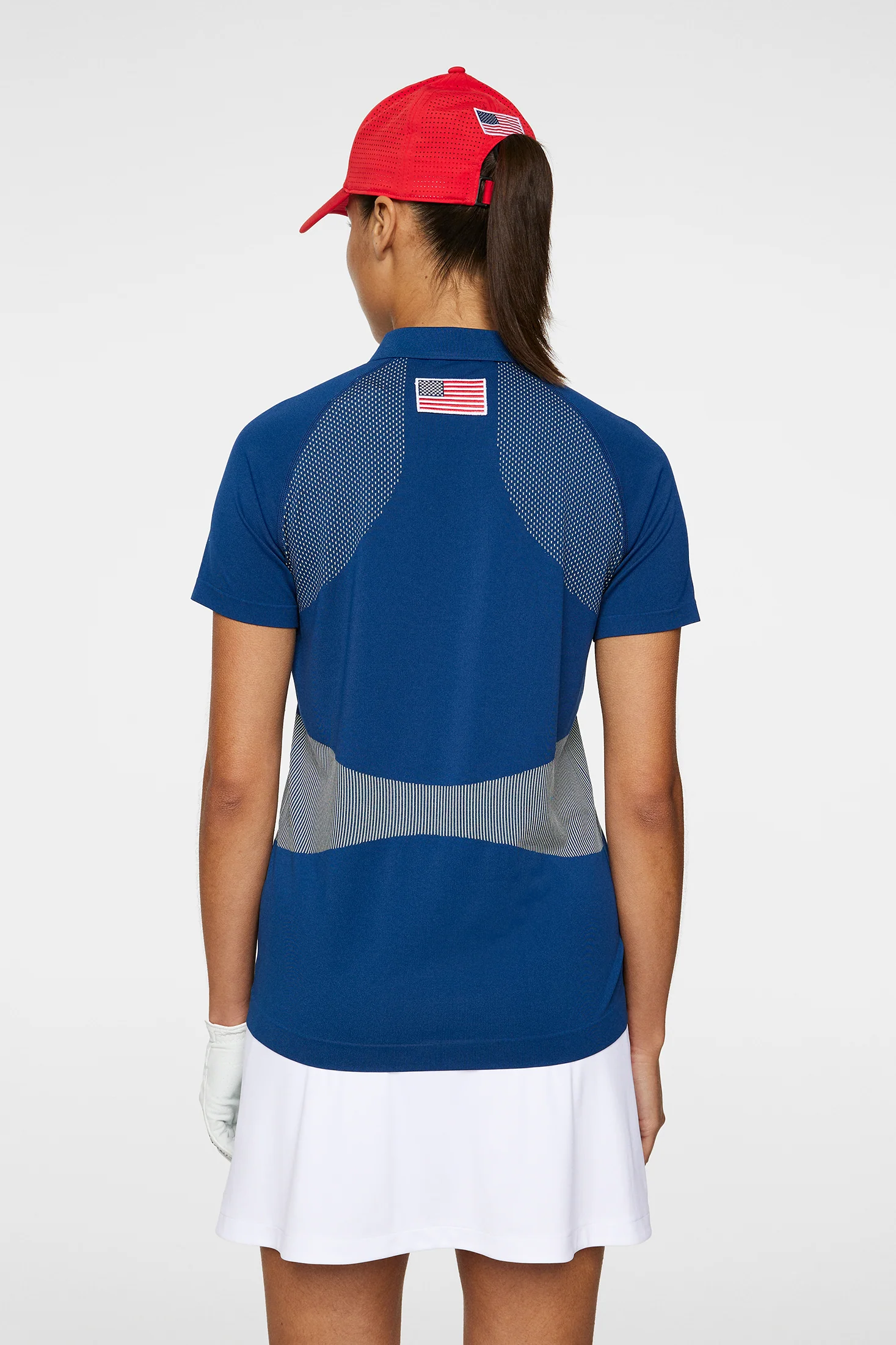 Alizee Seamless Polo / Estate Blue - Image 3