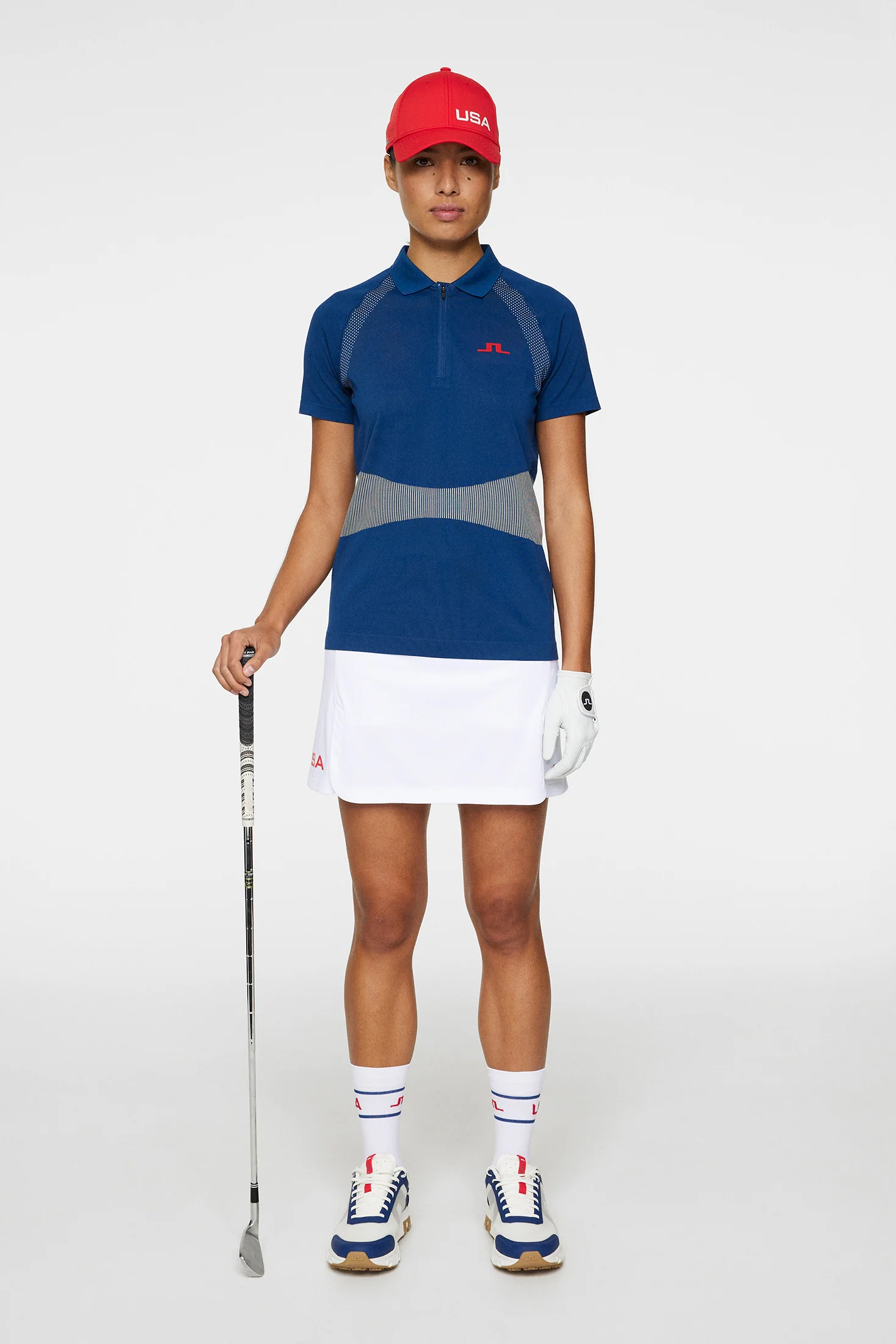 Alizee Seamless Polo / Estate Blue - Image 4