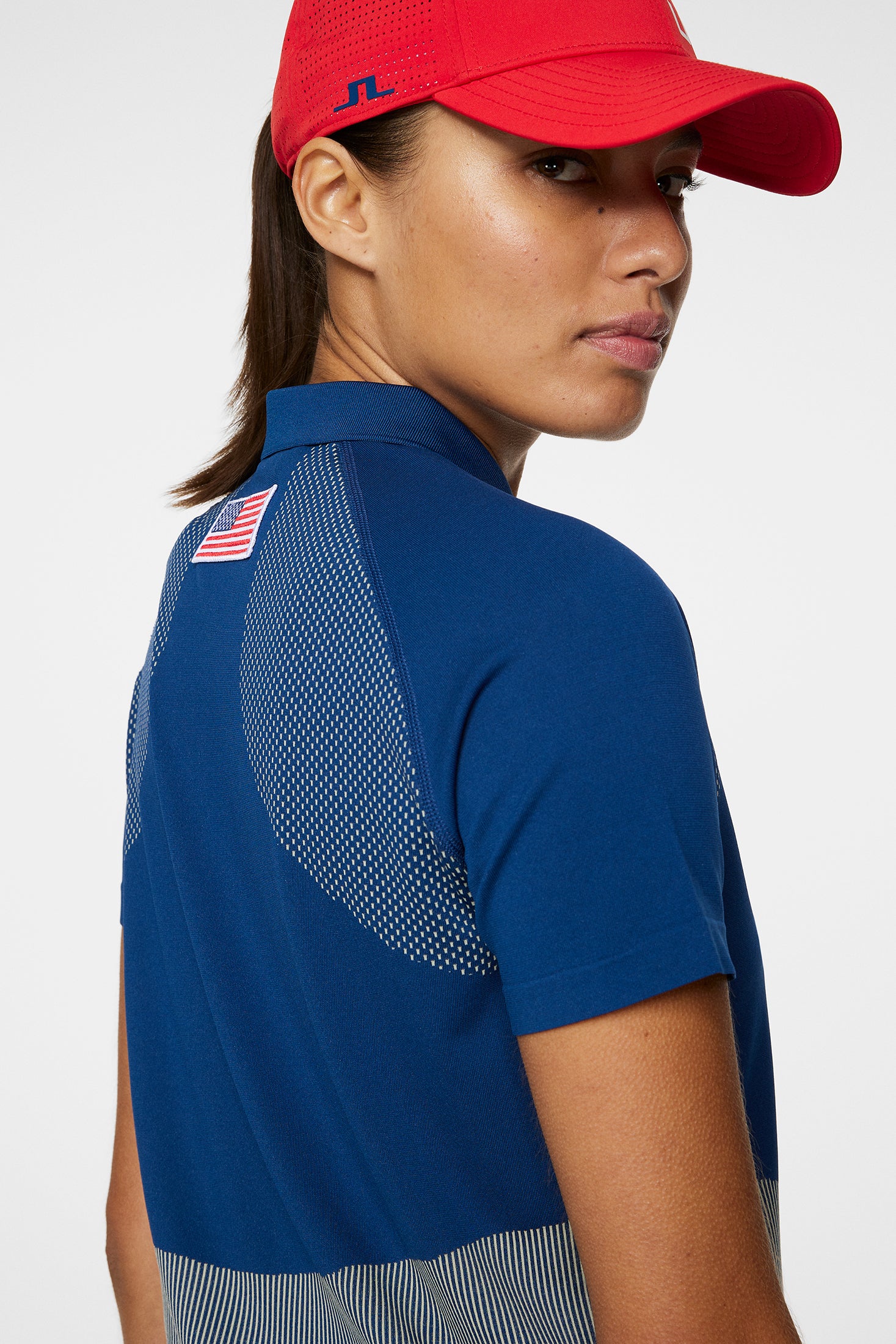 Alizee Seamless Polo / Estate Blue - Image 5