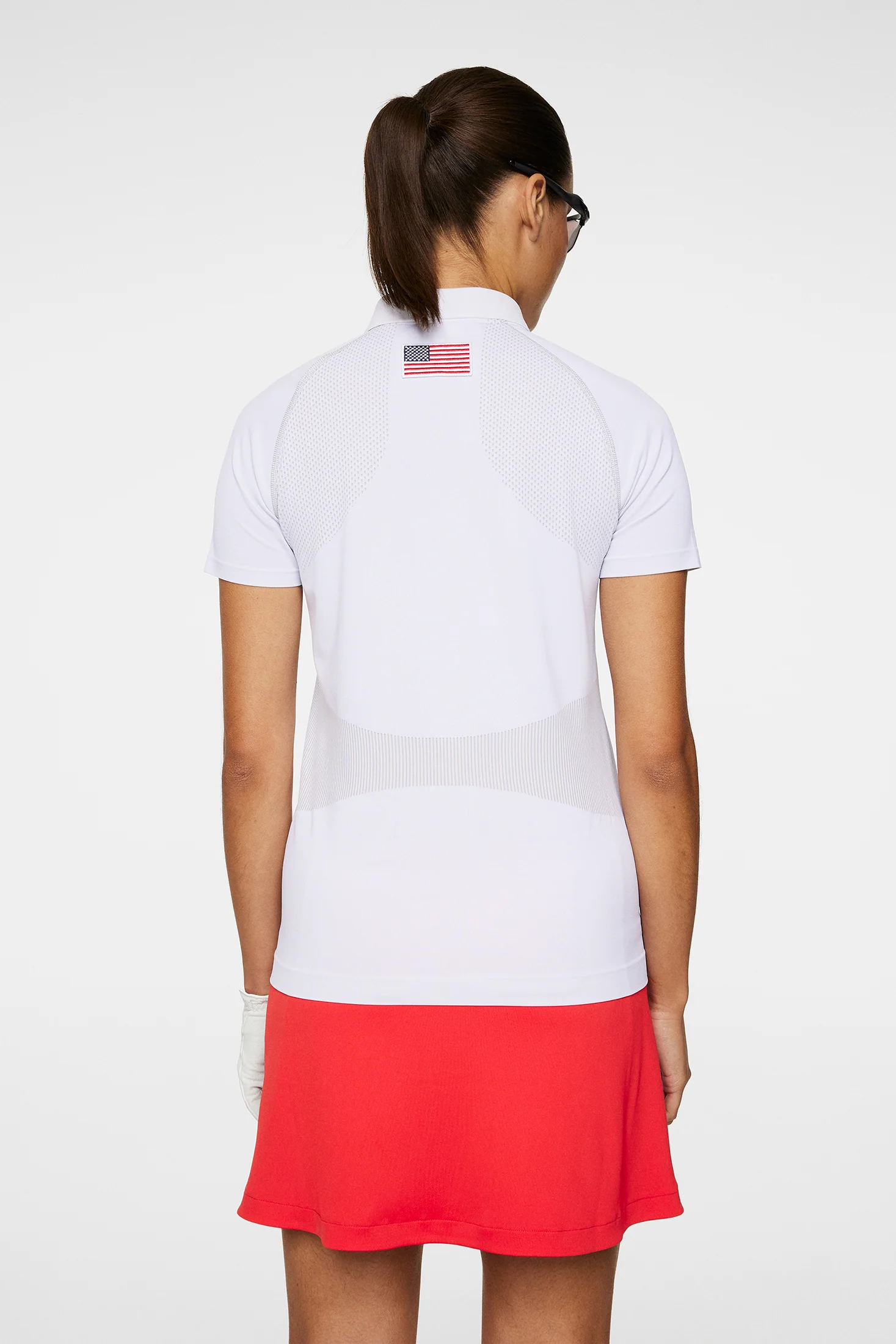 Alizee Seamless Polo / White - Image 4