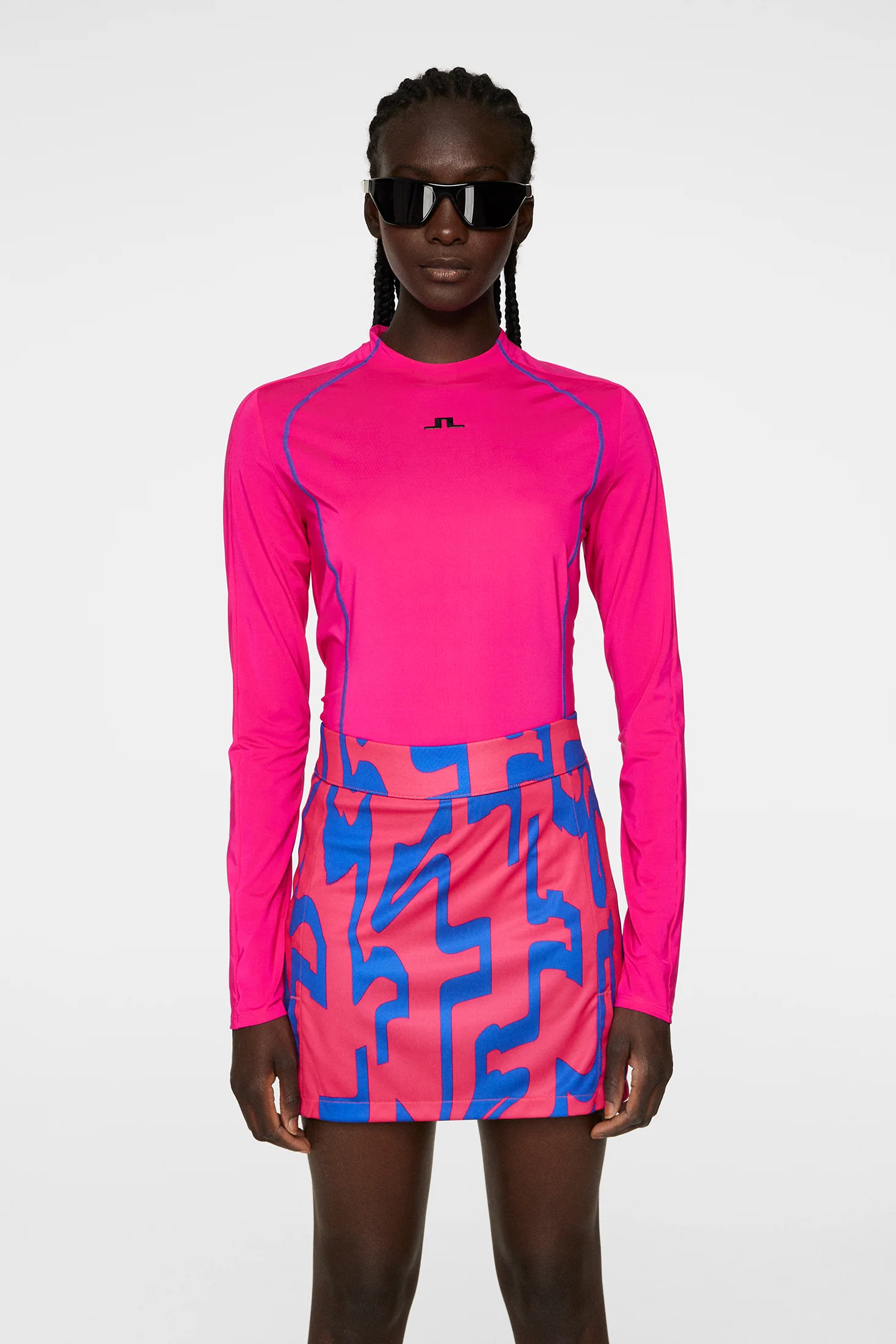 Allien Long Sleeve Top / Pink Peacock - Image 2