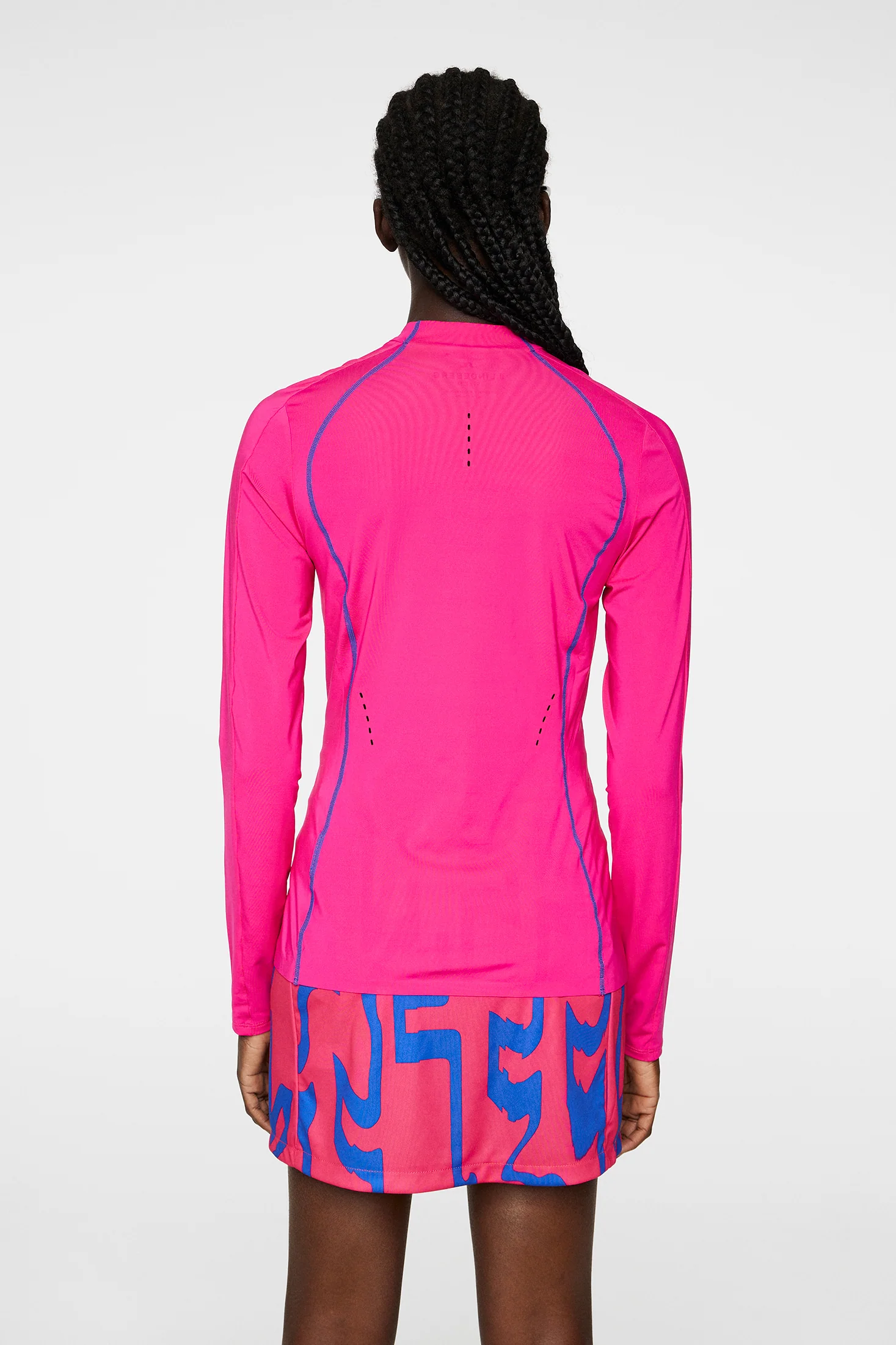 Allien Long Sleeve Top / Pink Peacock - Image 3