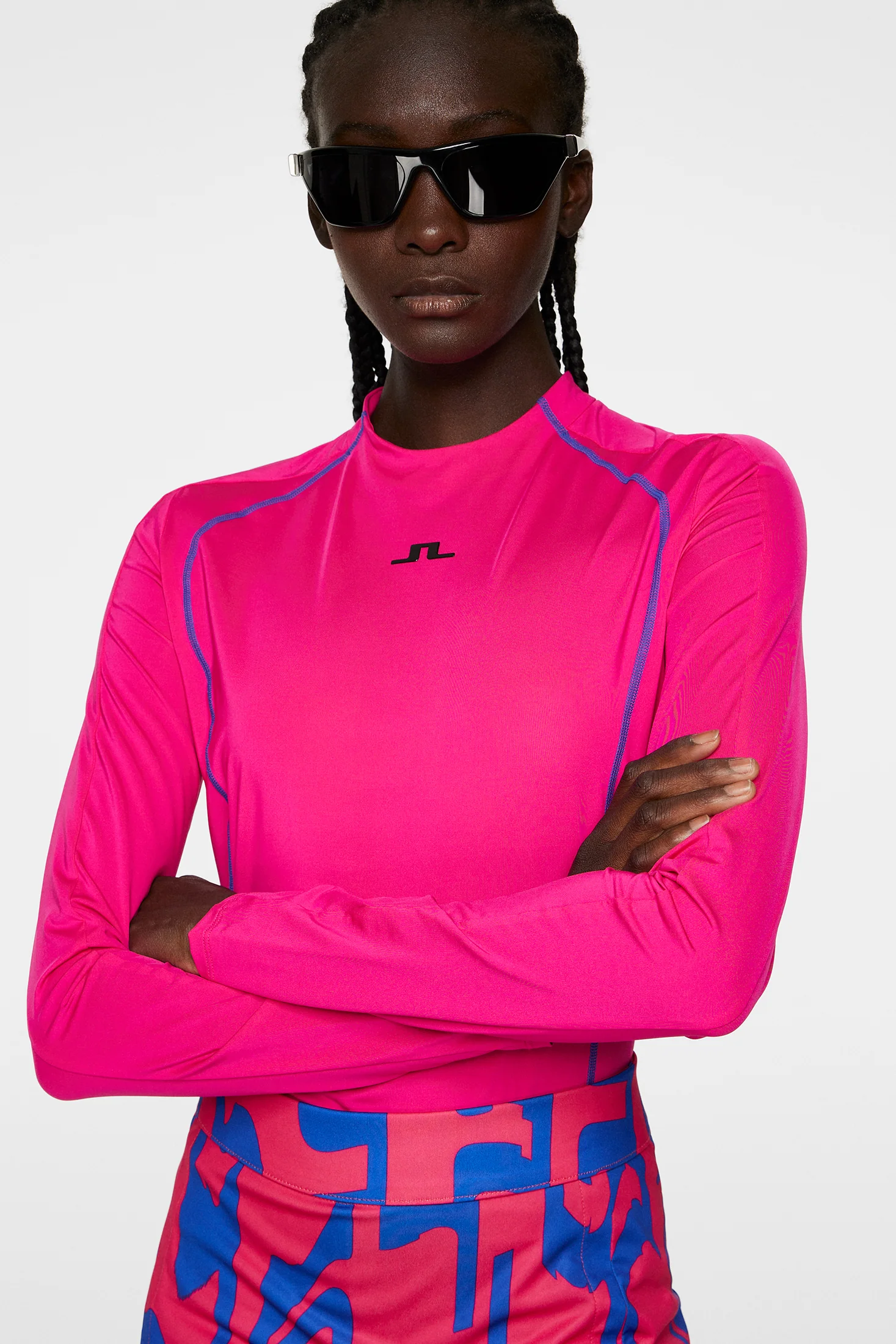 Allien Long Sleeve Top / Pink Peacock - Image 5