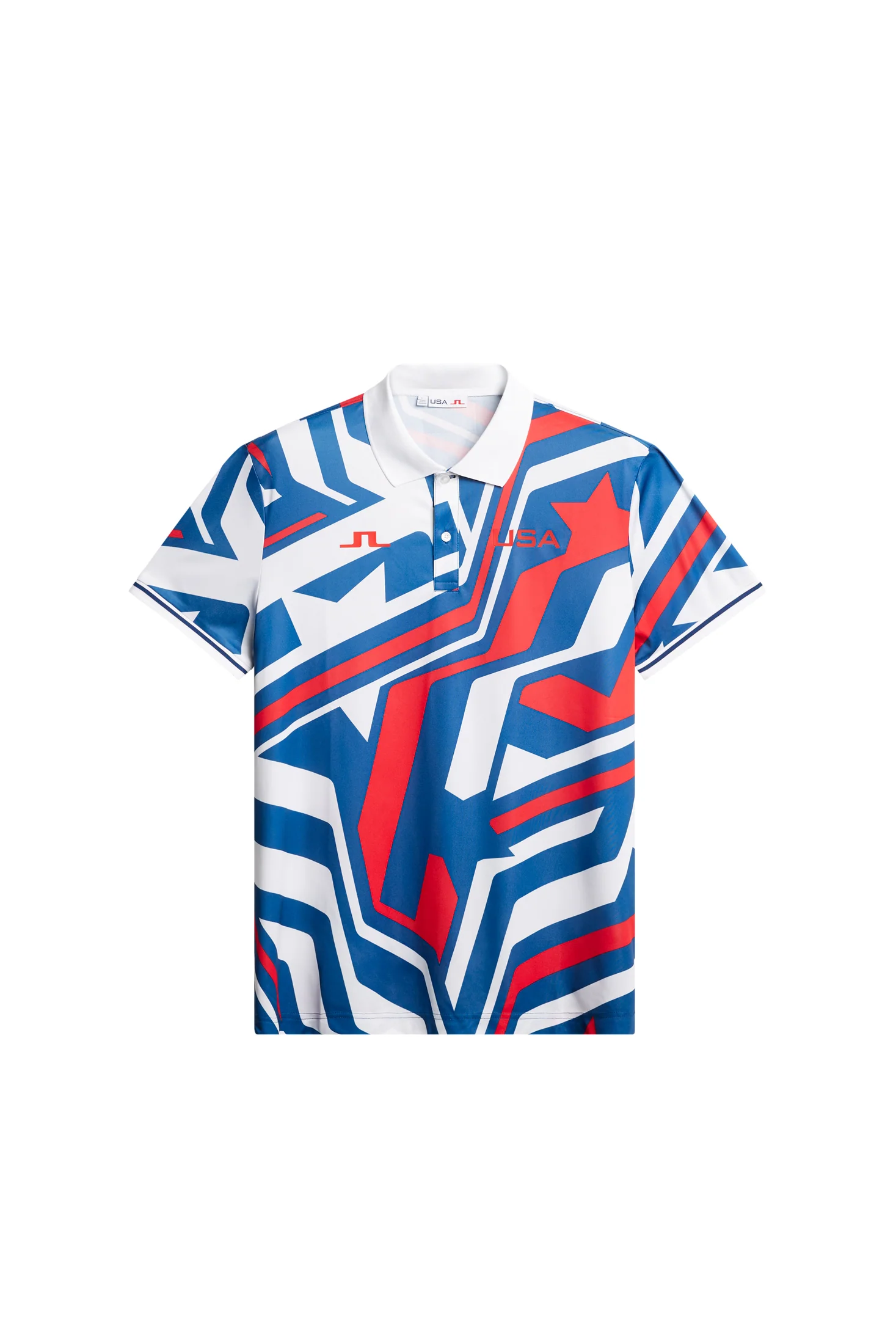 Alois Print Polo / US Golf Red