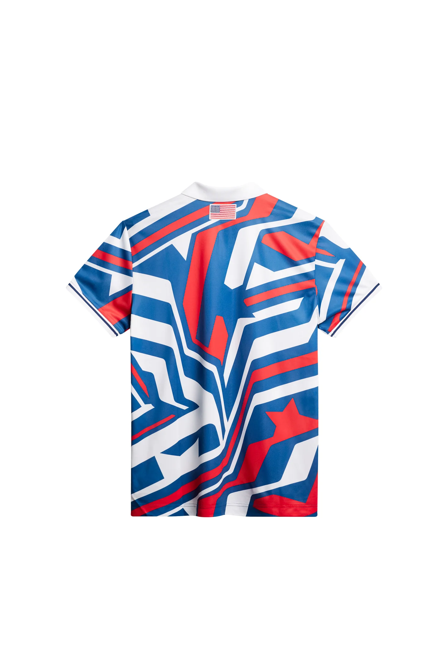 Alois Print Polo / US Golf Red - Image 2