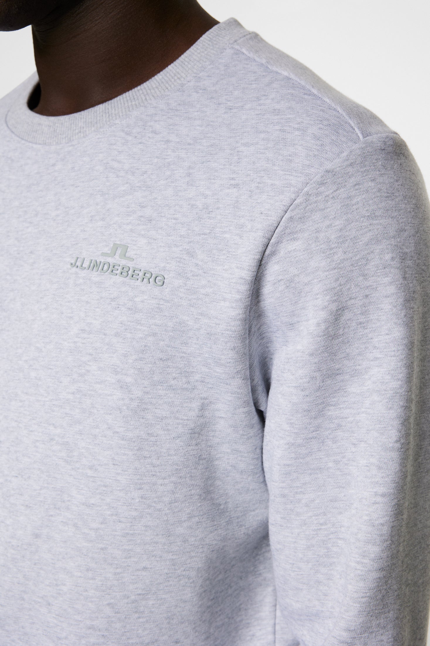 Alpha Crew Neck / Light Grey Melange - Image 6