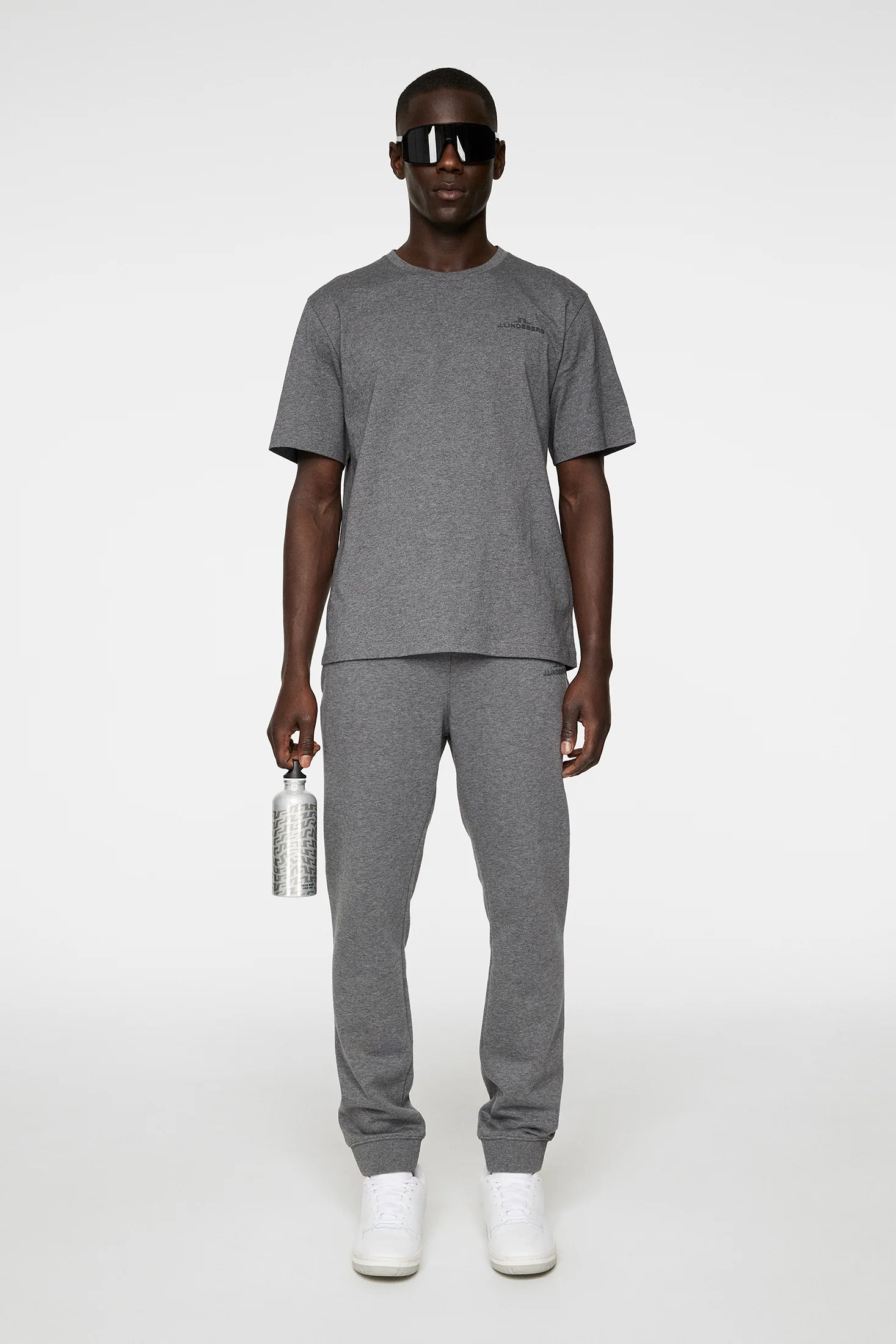 Alpha T-shirt / Dark Grey Melange - Image 4