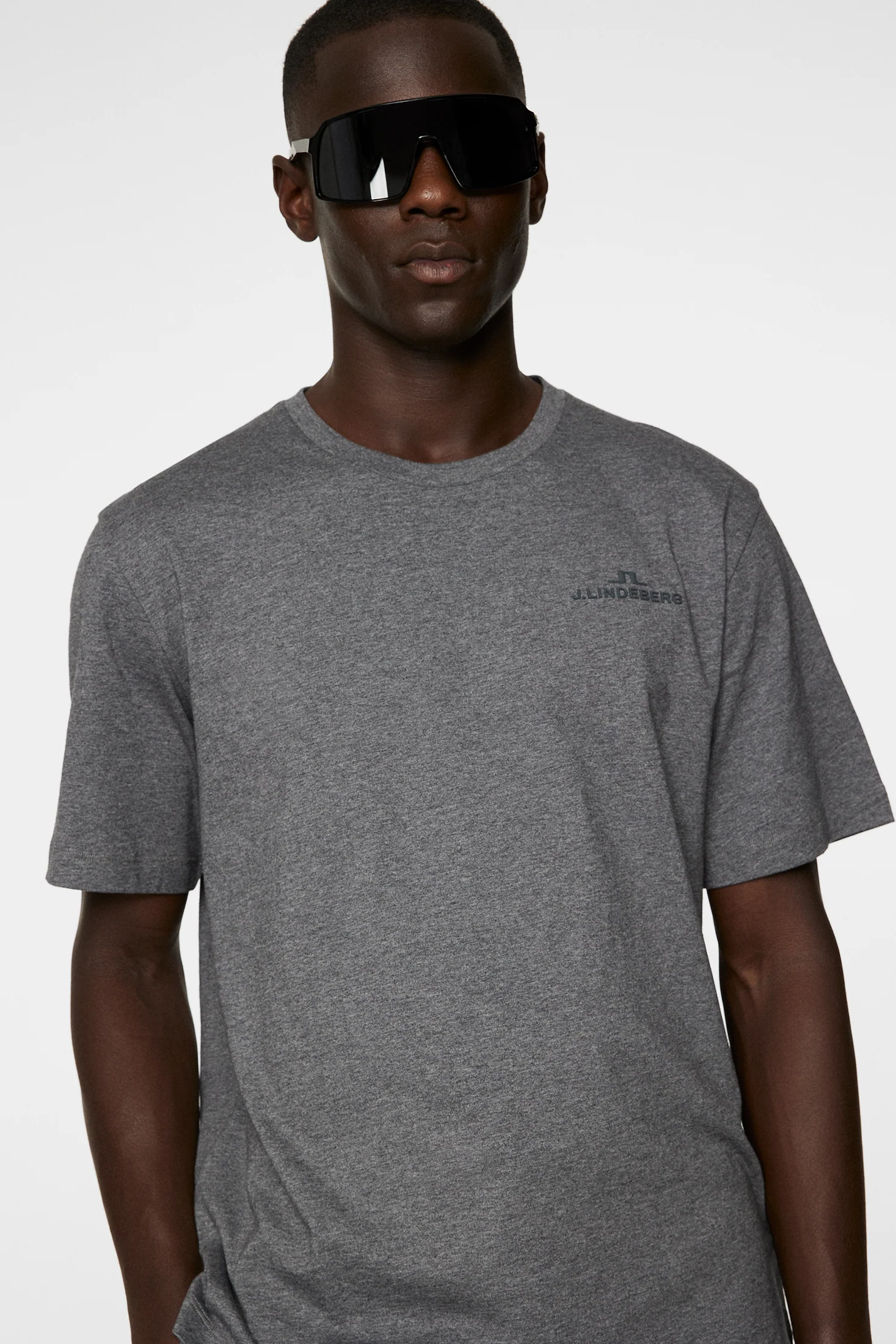 Alpha T-shirt / Dark Grey Melange - Image 5